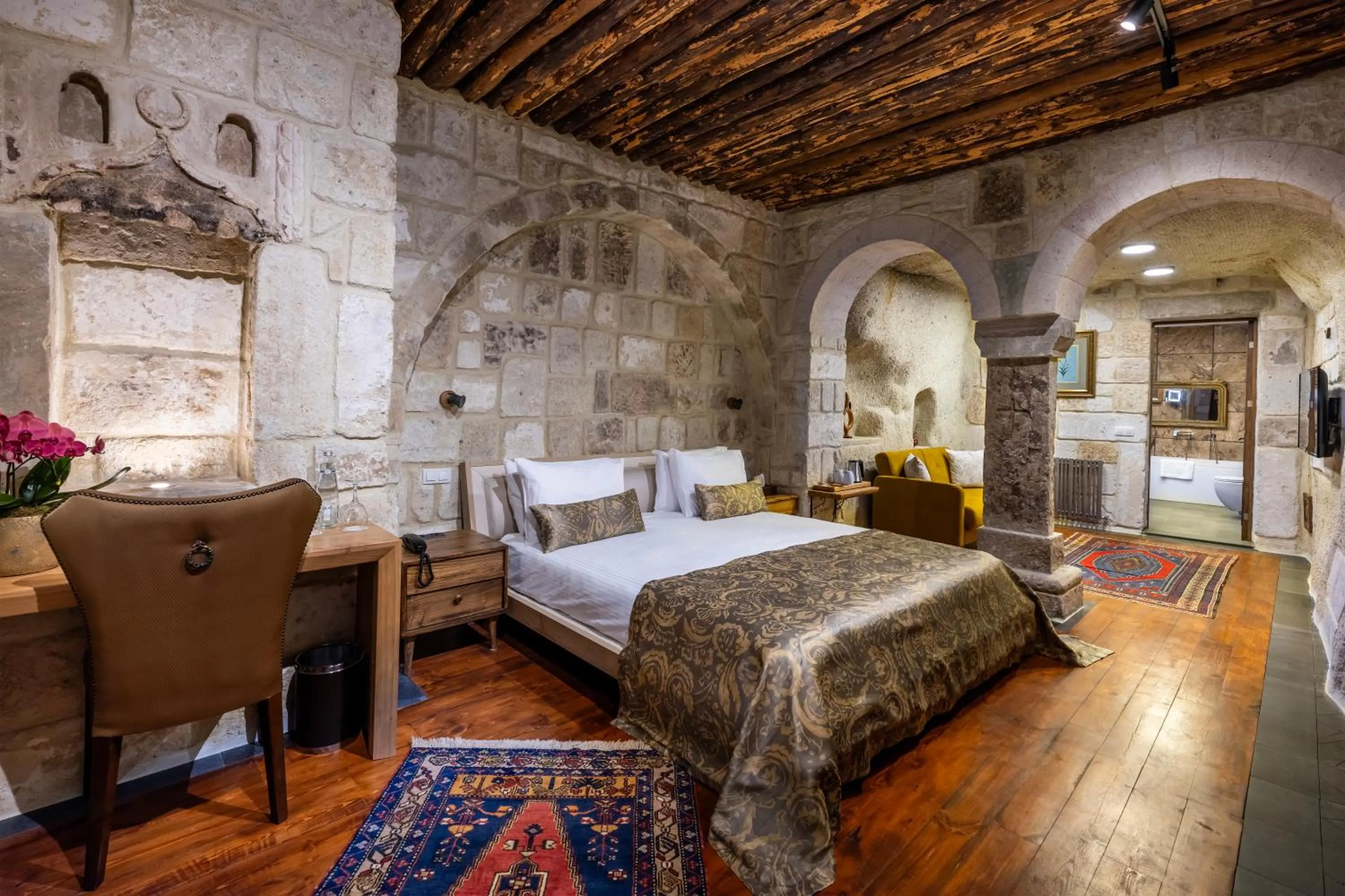 Bed in Cappadocia Estates Hotel
