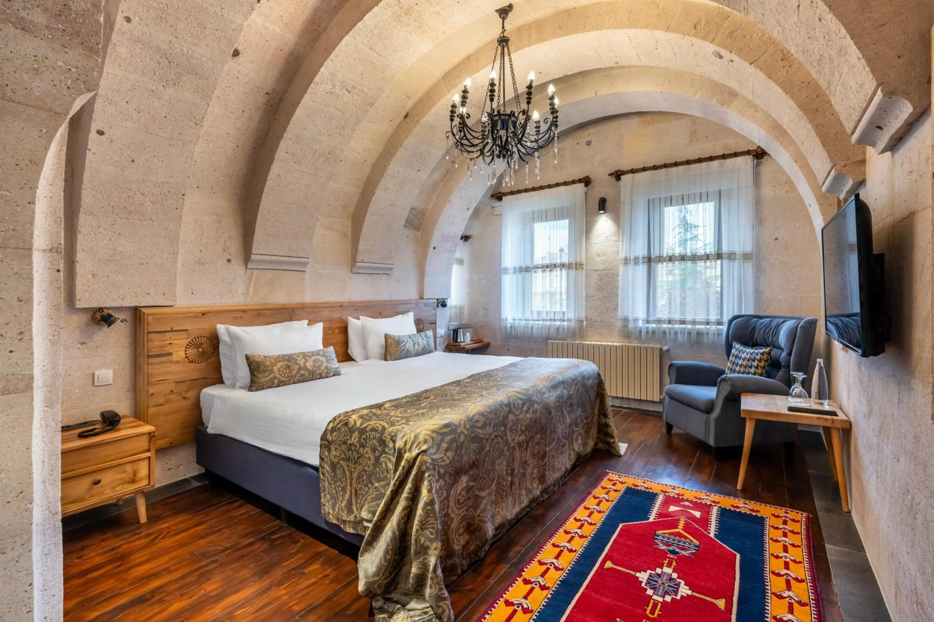 Bed in Cappadocia Estates Hotel