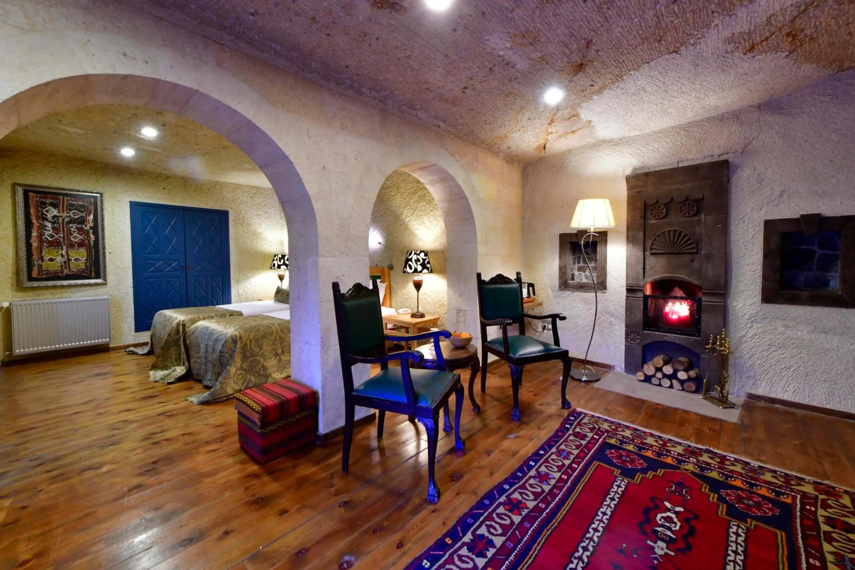 Seating area, Bed in Cappadocia Estates Hotel