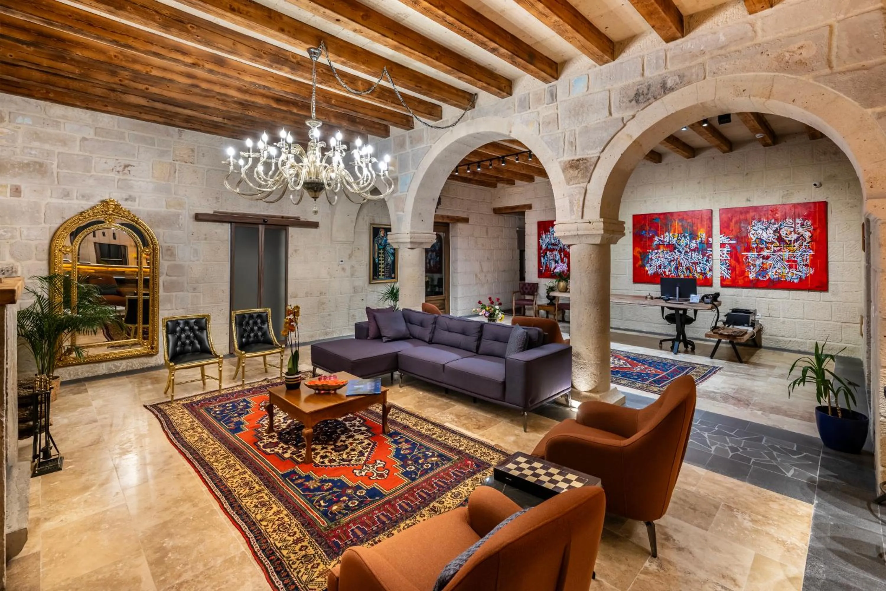 Living room in Cappadocia Estates Hotel