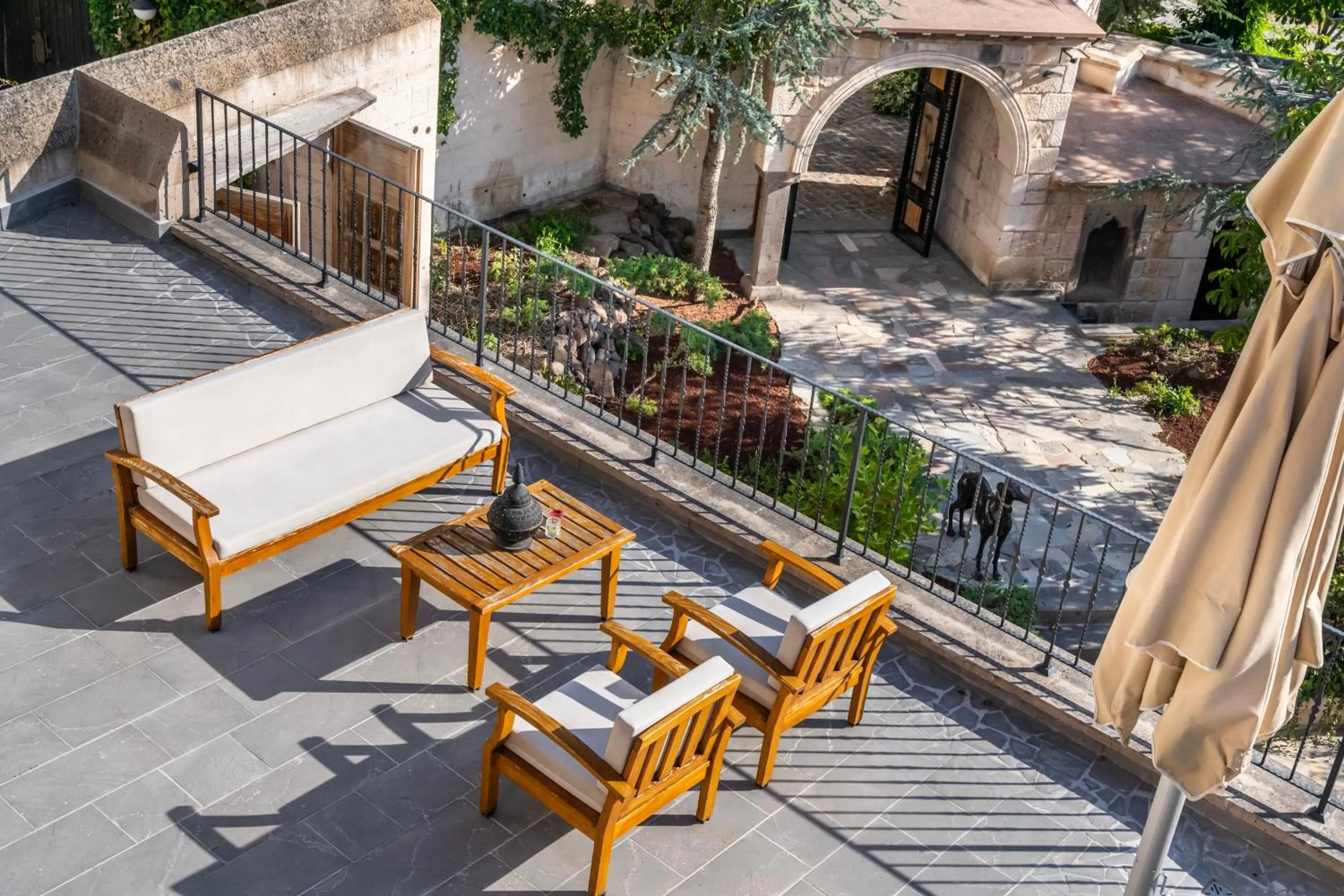 Patio in Cappadocia Estates Hotel