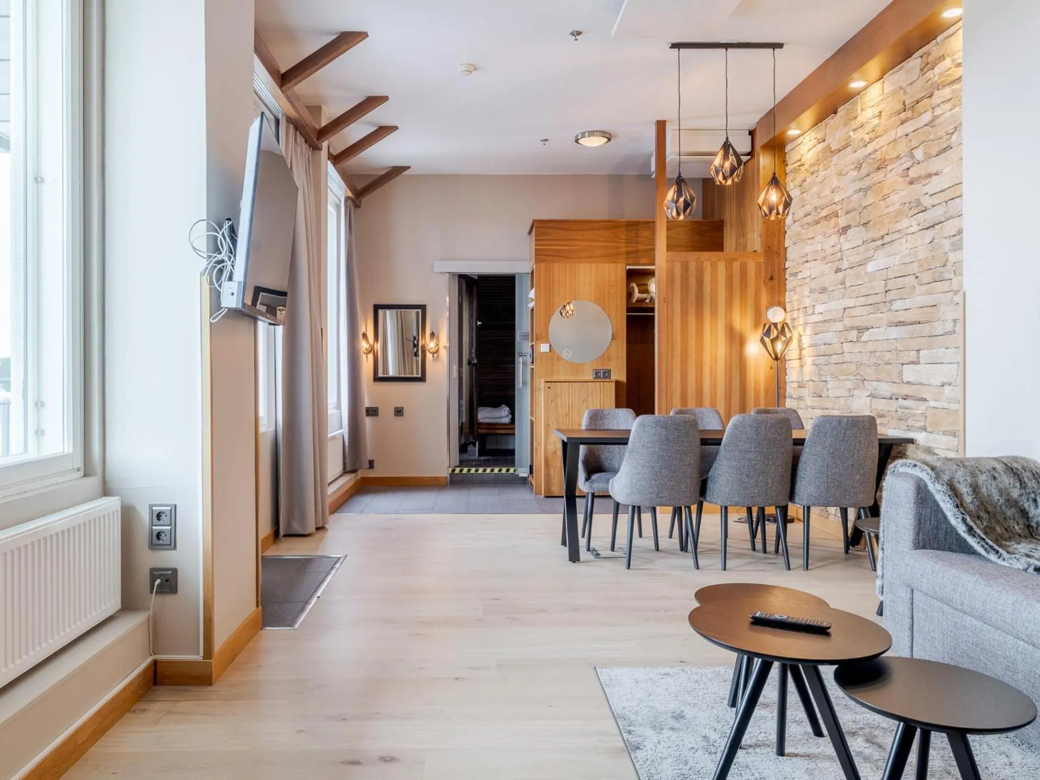 Seating area in Santa's Hotel Santa Claus