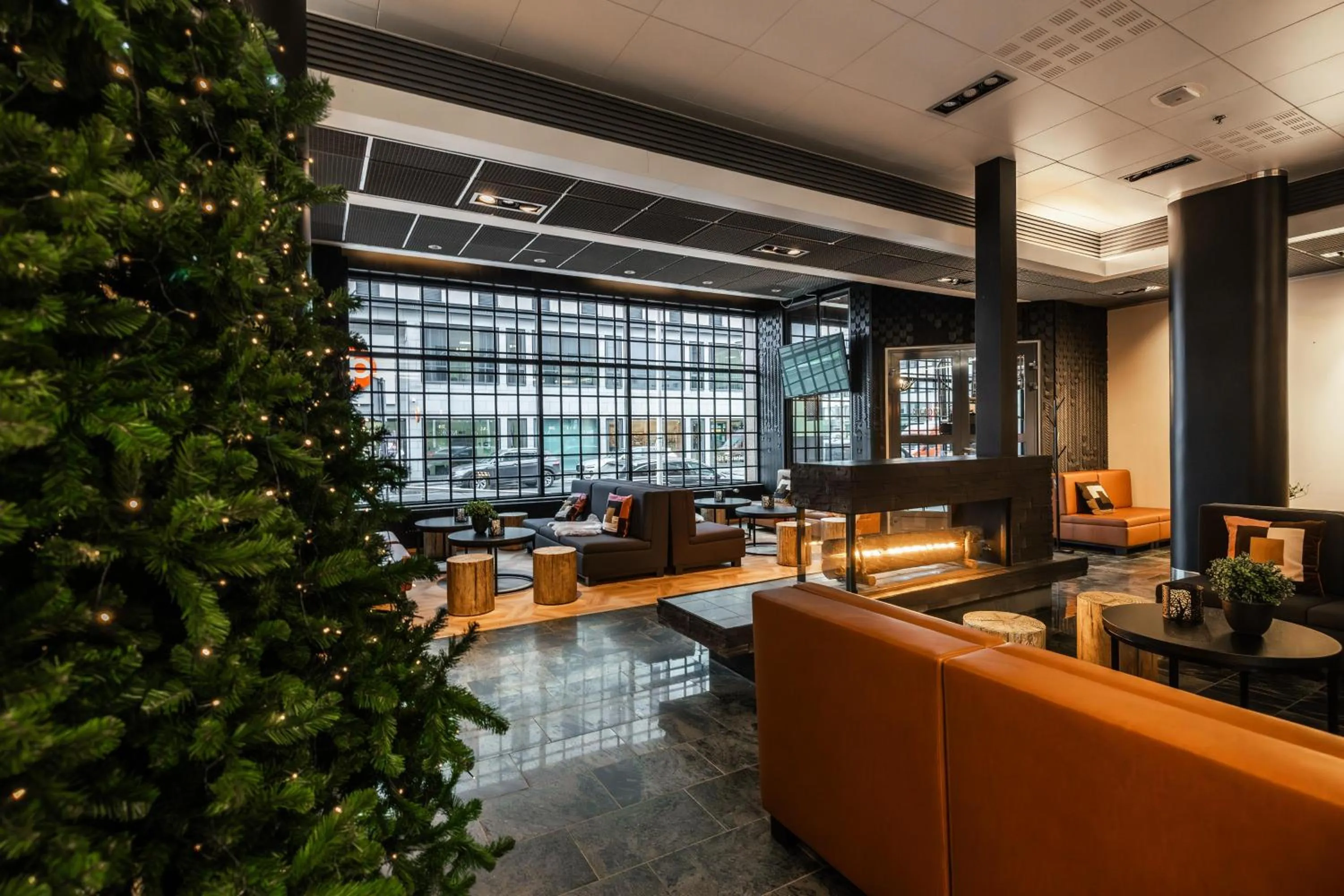 Lobby or reception in Santa's Hotel Santa Claus