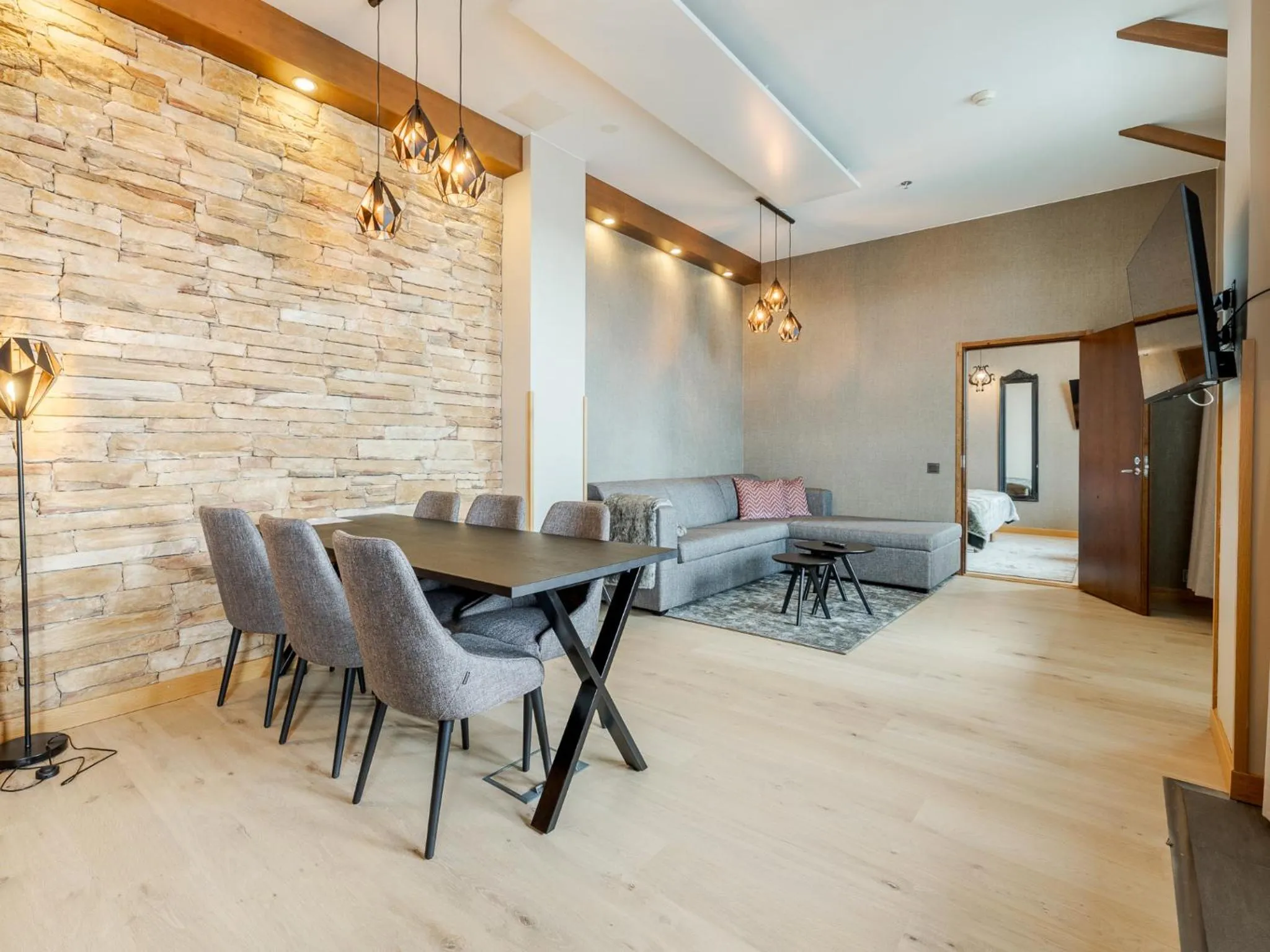 Seating area in Santa's Hotel Santa Claus