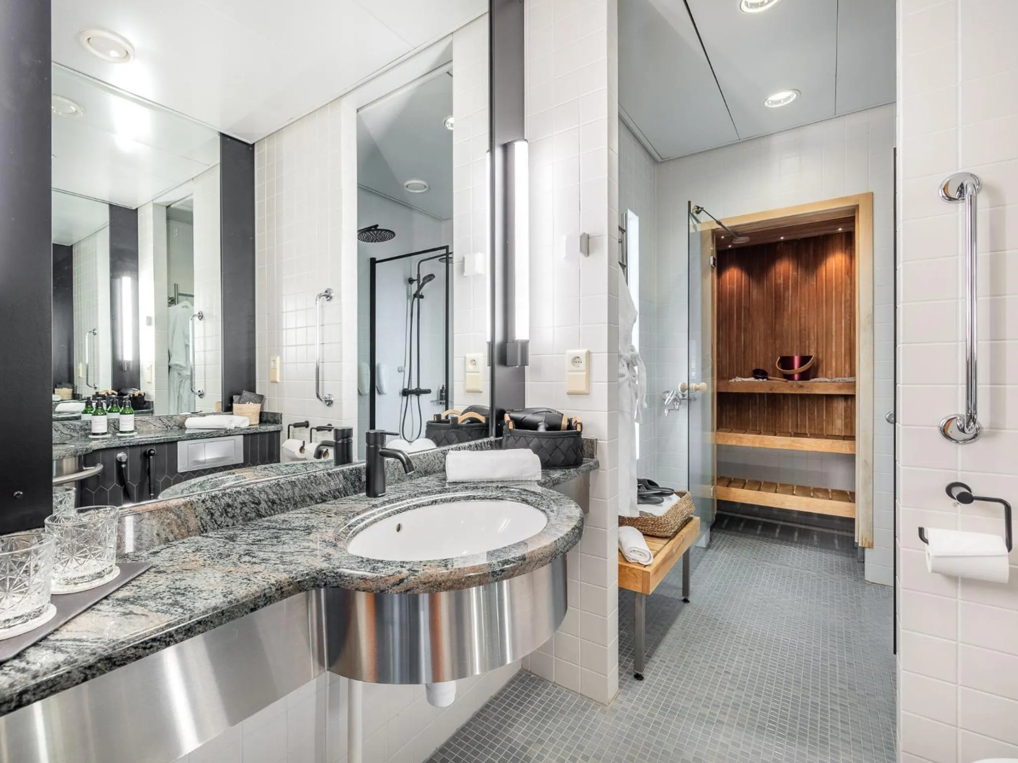 Bathroom in Santa's Hotel Santa Claus