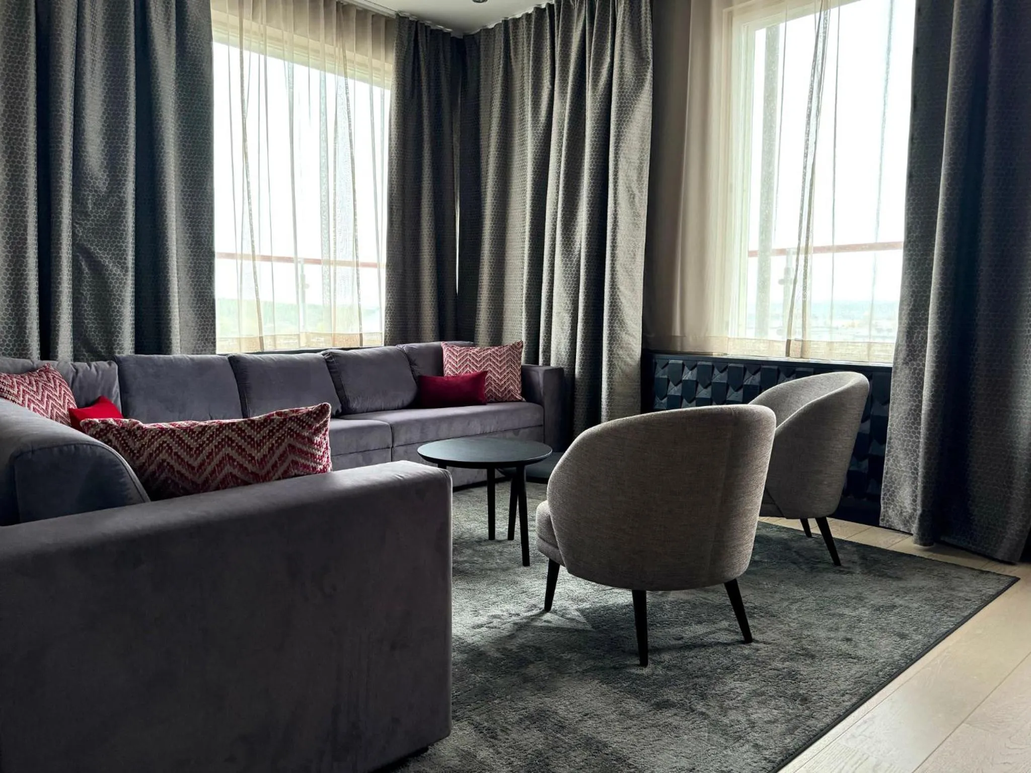 Seating area in Santa's Hotel Santa Claus