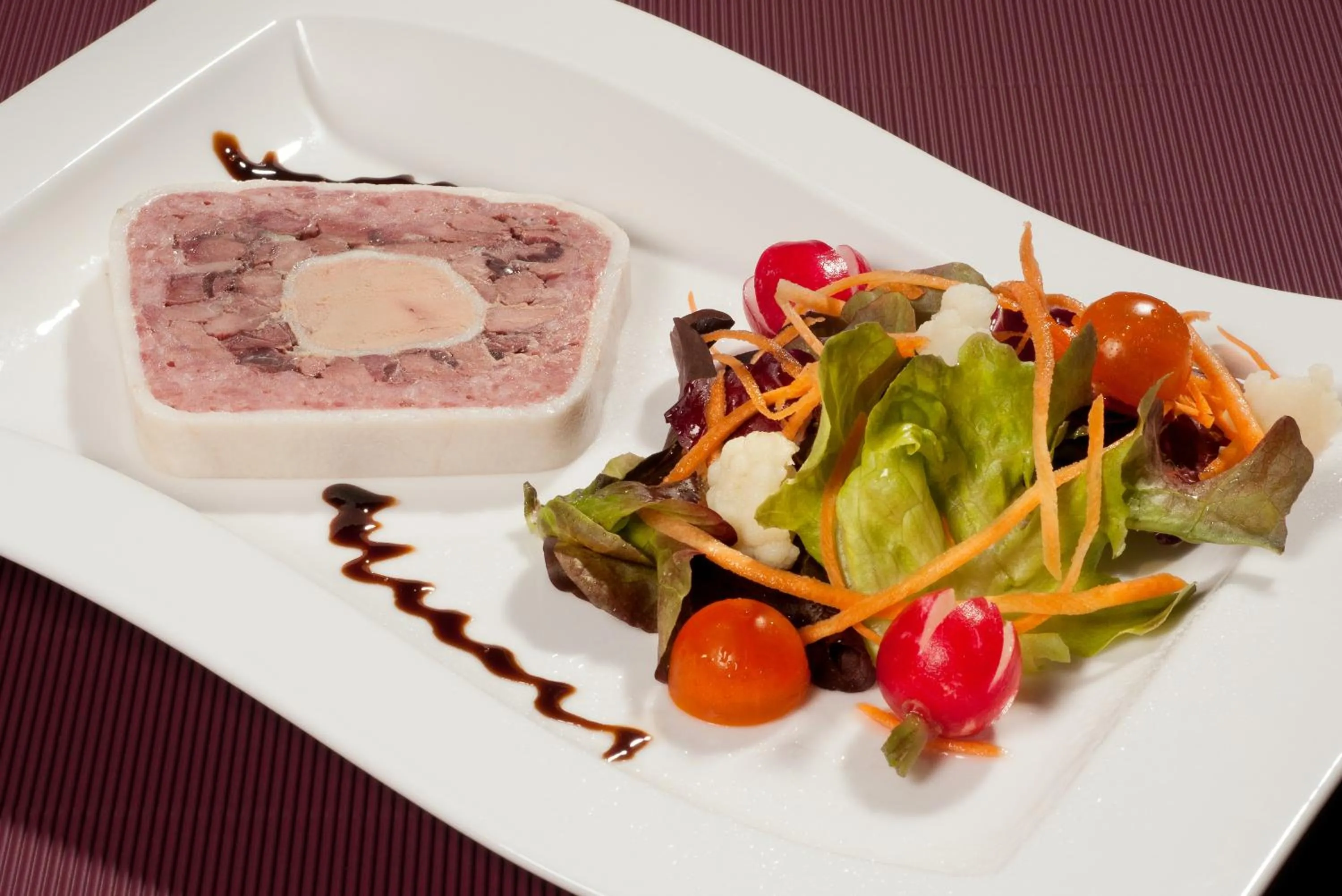 Food close-up in Logis Hôtel Restaurant Neuhauser