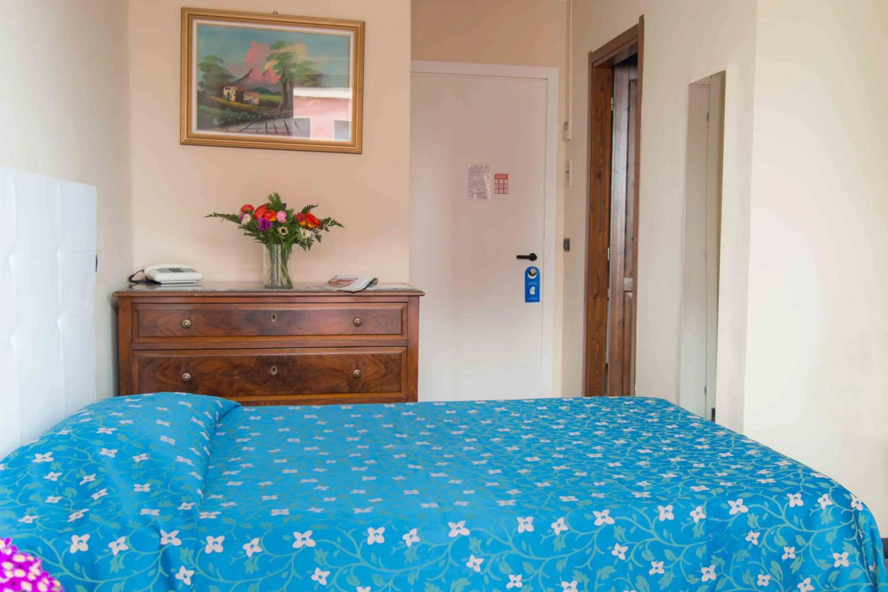 Bed in Hotel Elisabetta