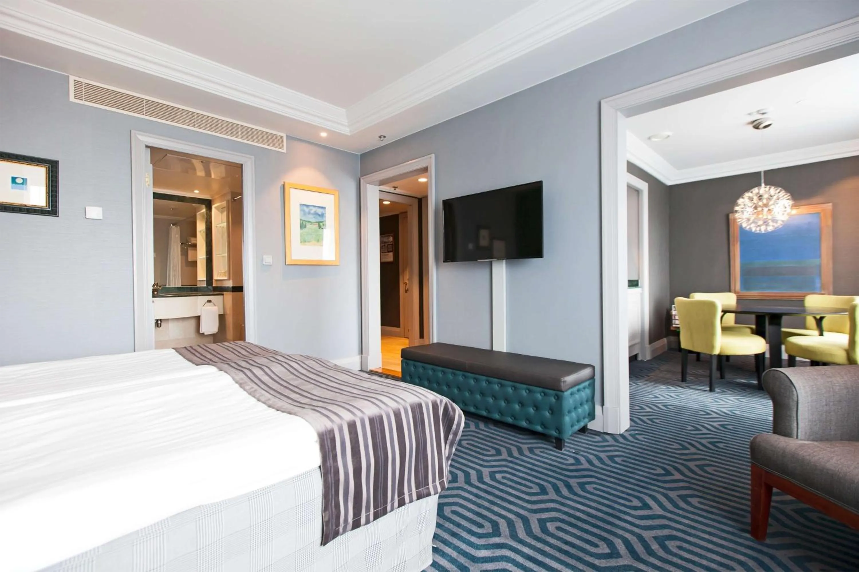 Photo of the whole room, Bed in Scandic Park Helsinki