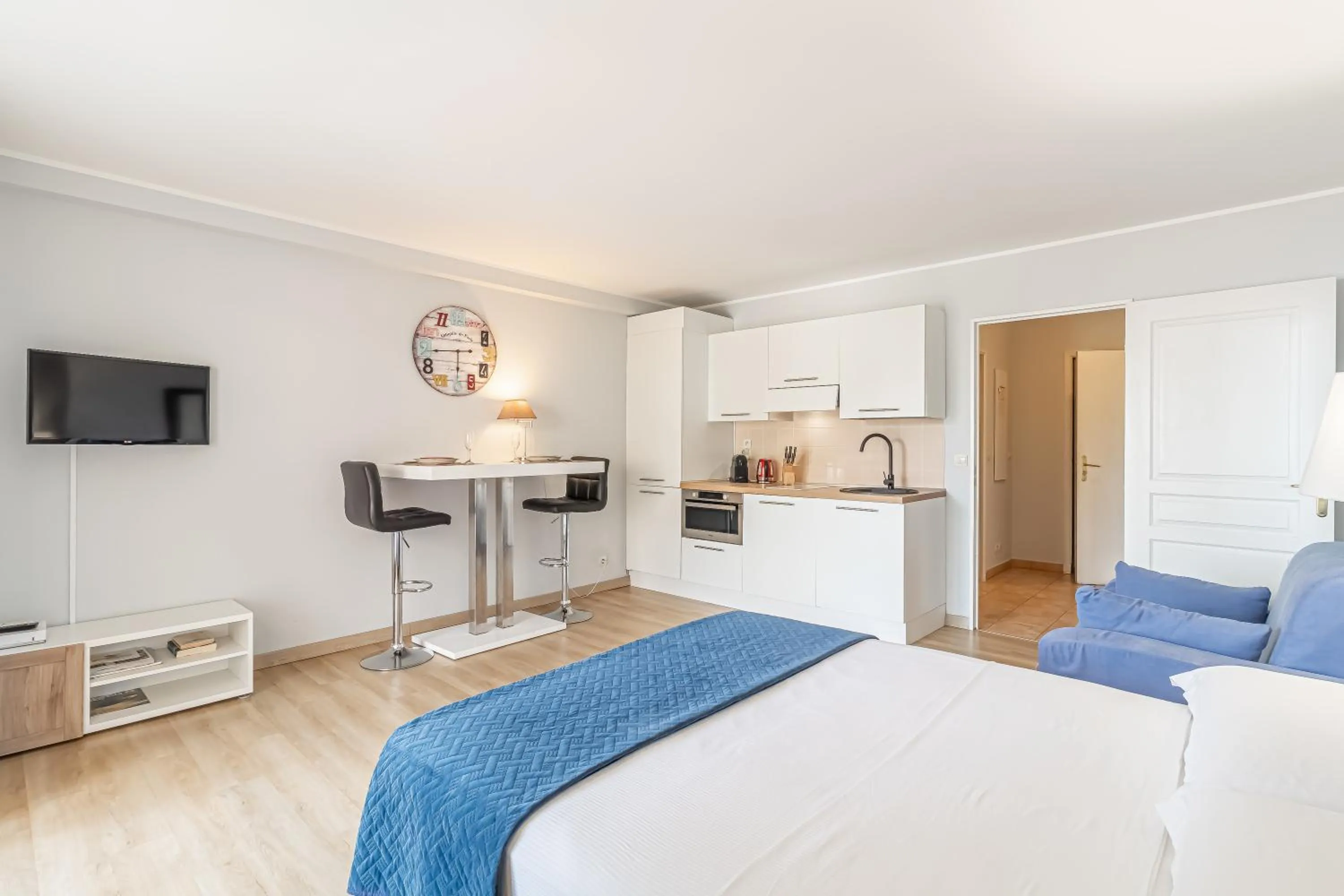 Bed in AppartHotel Jardins d’Elisa