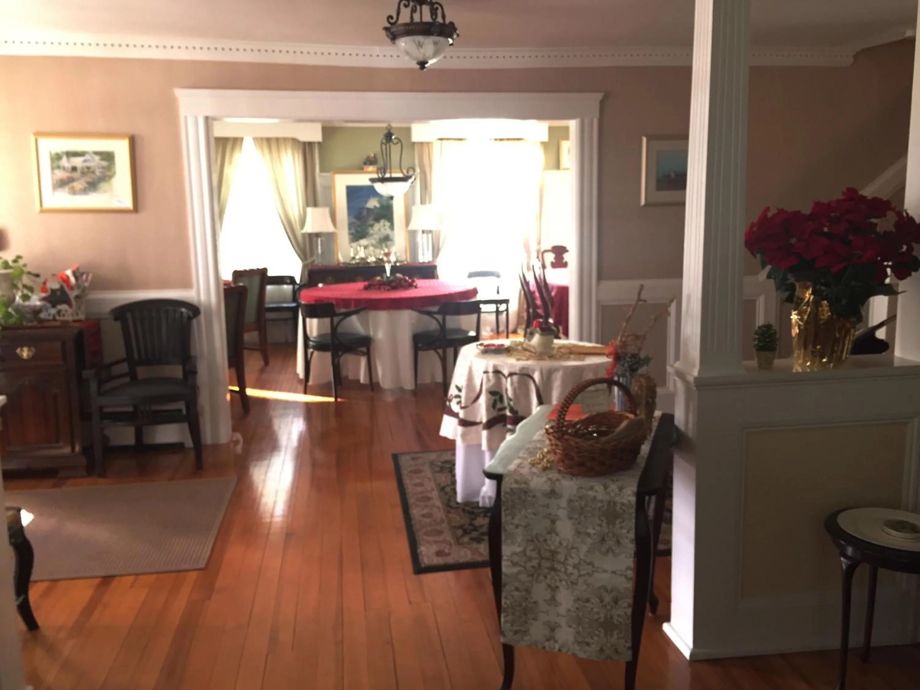 Dining area in Victoria Inn