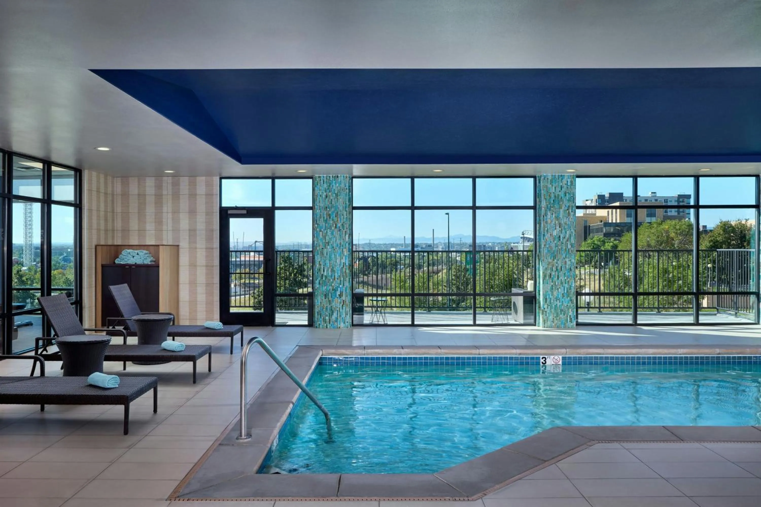 Swimming pool in Fairfield Inn & Suites by Marriott Denver Downtown