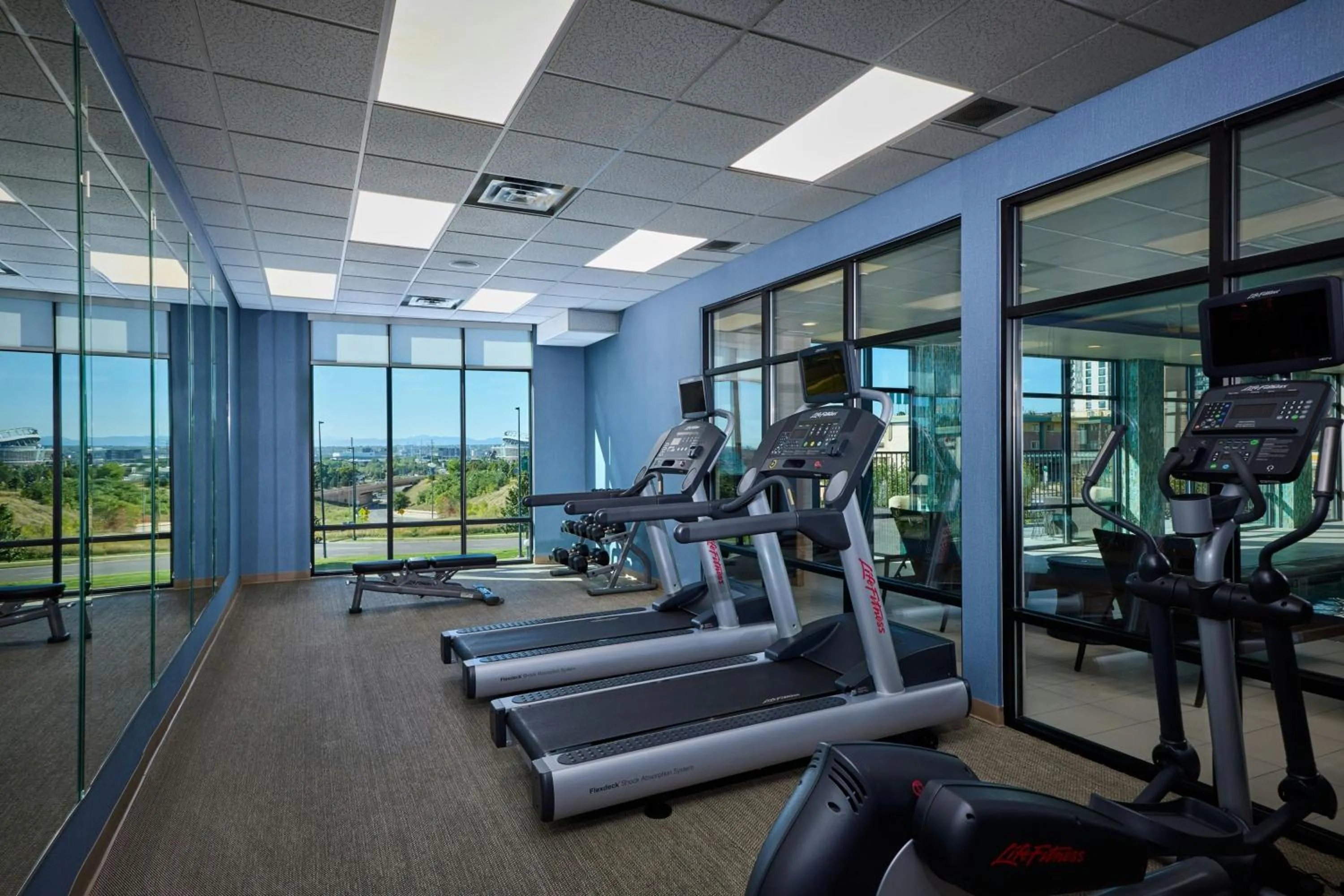 Fitness centre/facilities in Fairfield Inn & Suites by Marriott Denver Downtown