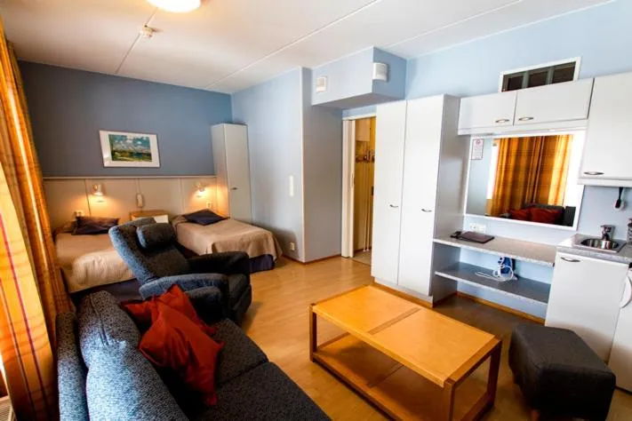 Bed in Spa Hotel Rauhalahti