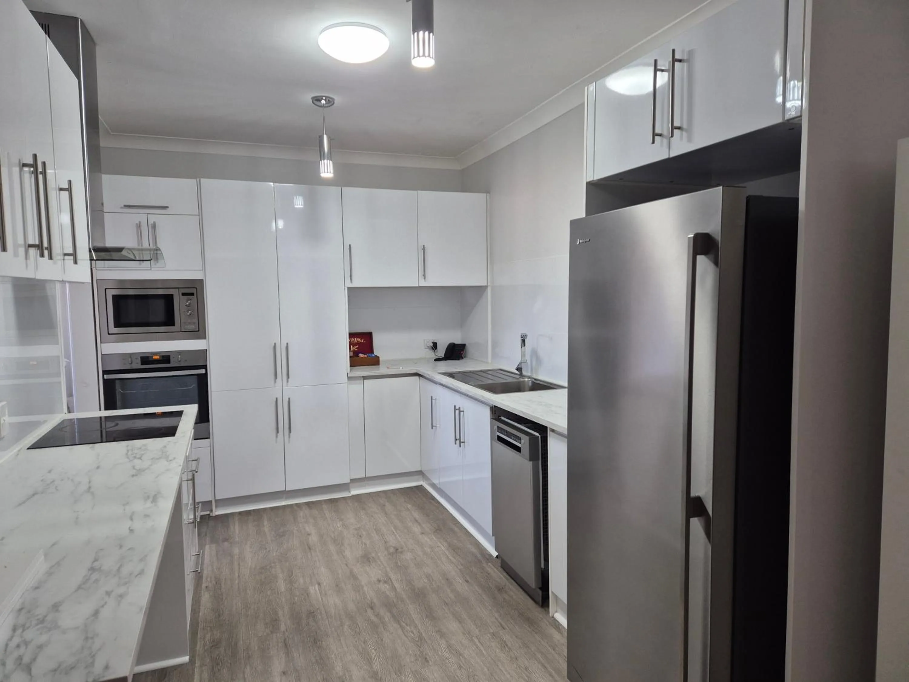 Kitchen or kitchenette in City Golf Club Motel