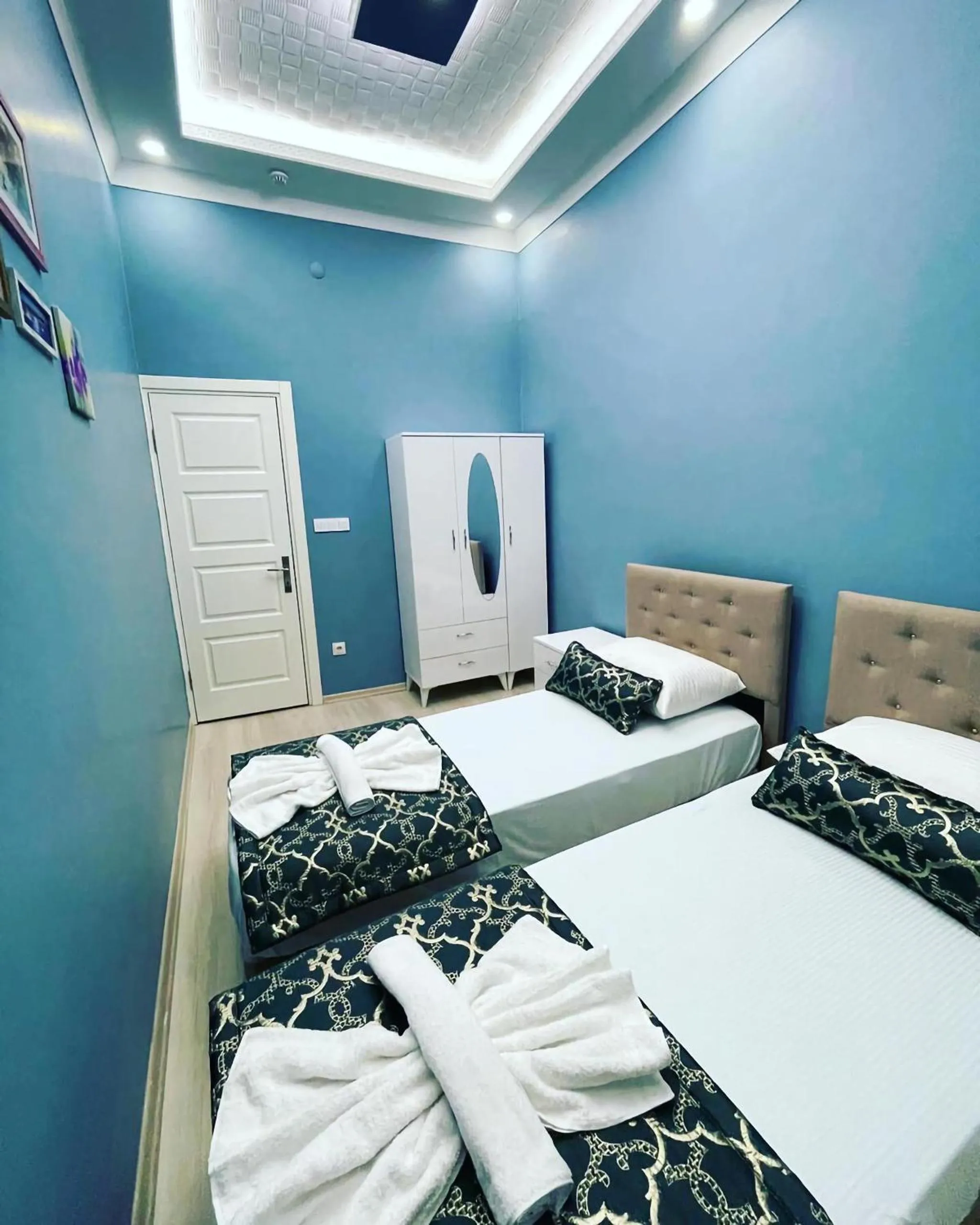 Bedroom in HagiaSophia Donat Suites