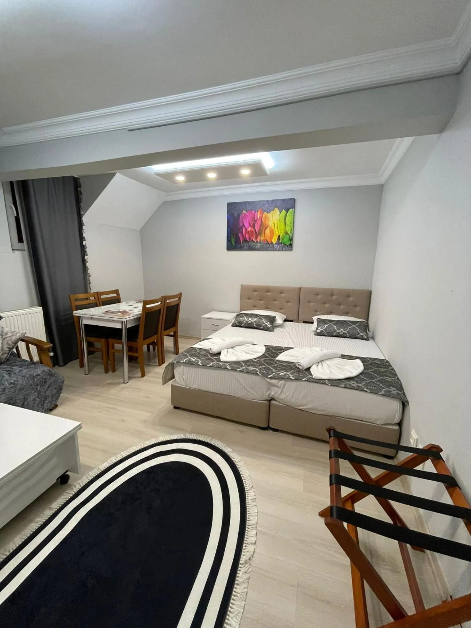 Bedroom in HagiaSophia Donat Suites