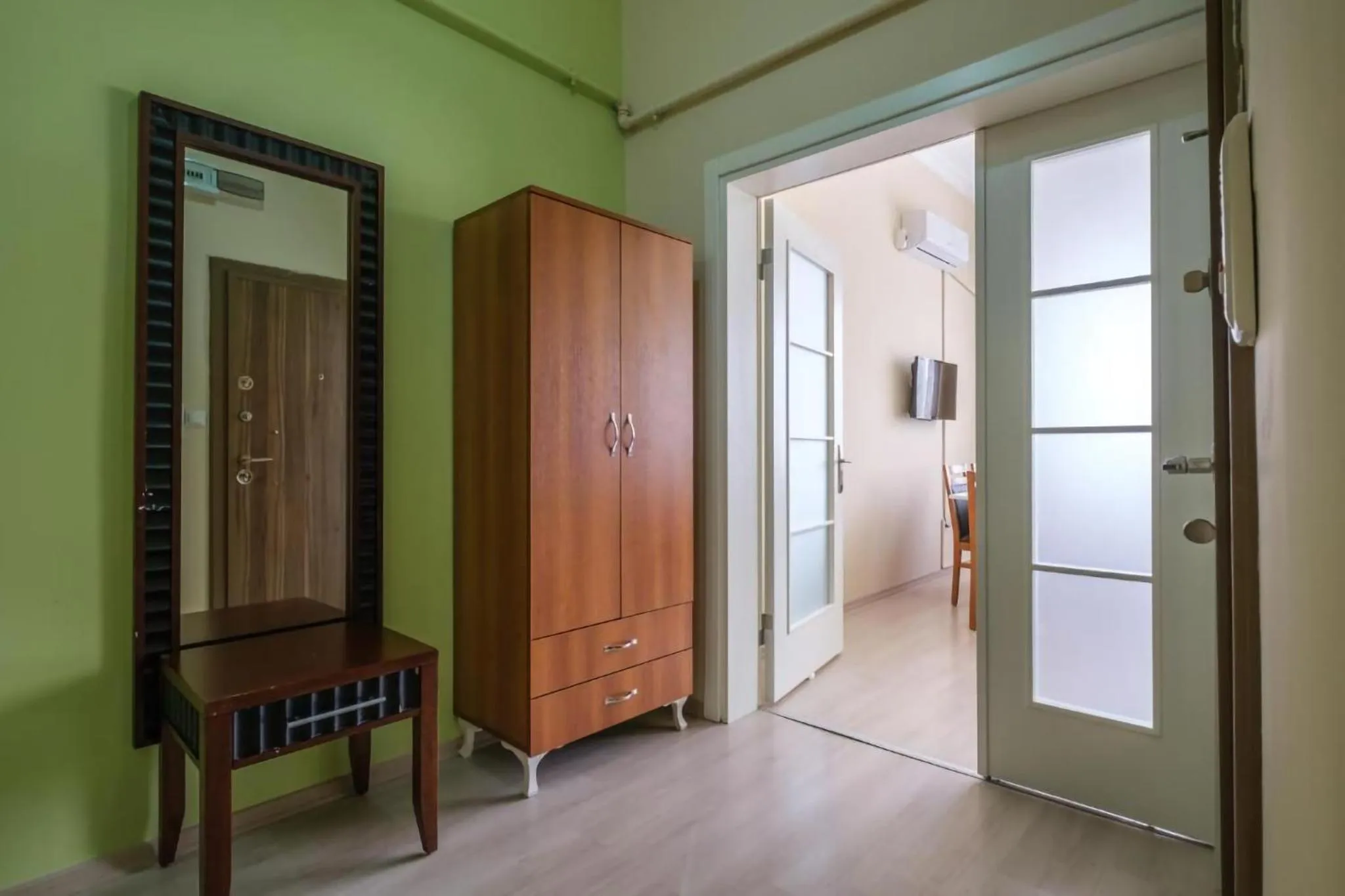 Bed in HagiaSophia Donat Suites