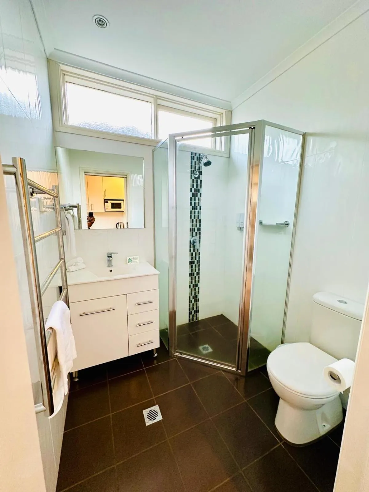 Shower in Merivale Motel