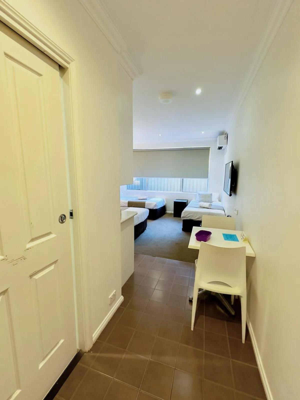 Bed in Merivale Motel