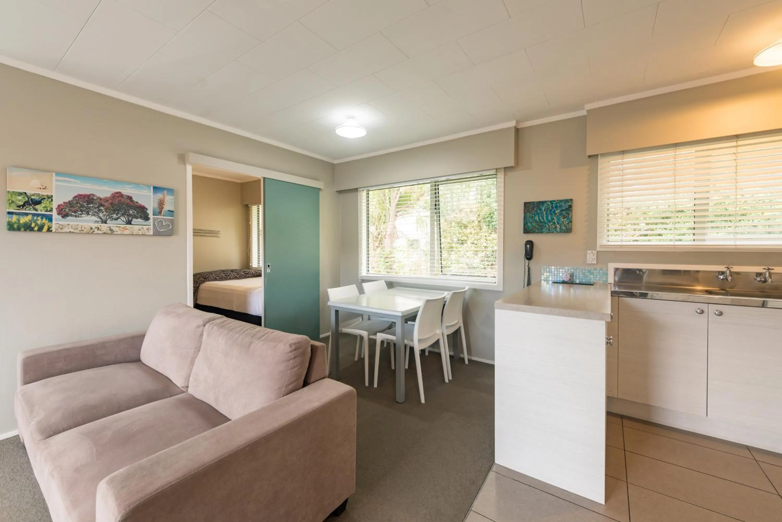 Dining area in Averill Court Motel