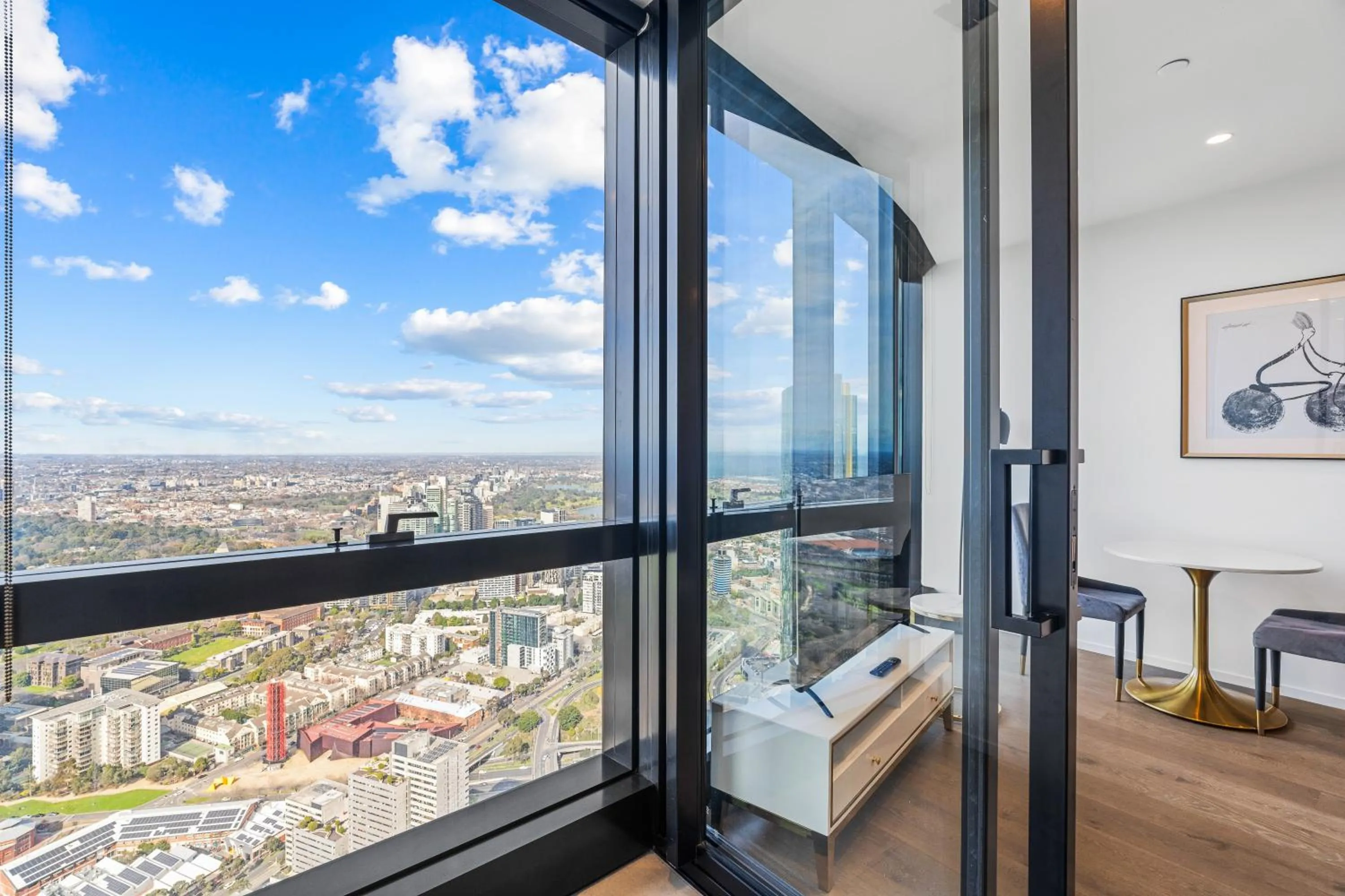 Seating area in CLLIX Australia 108 Apartments