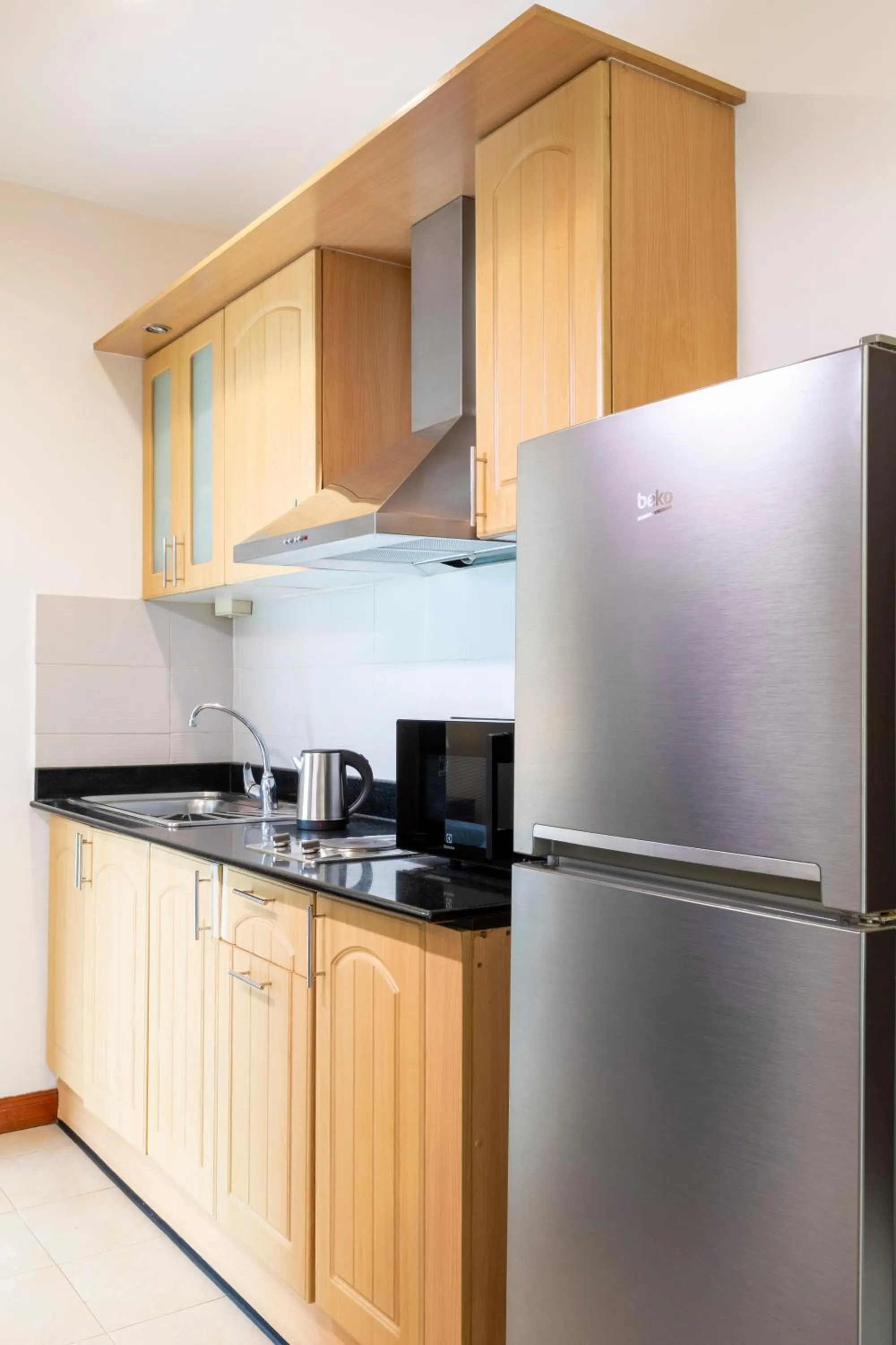 kitchen in Teja Hotel