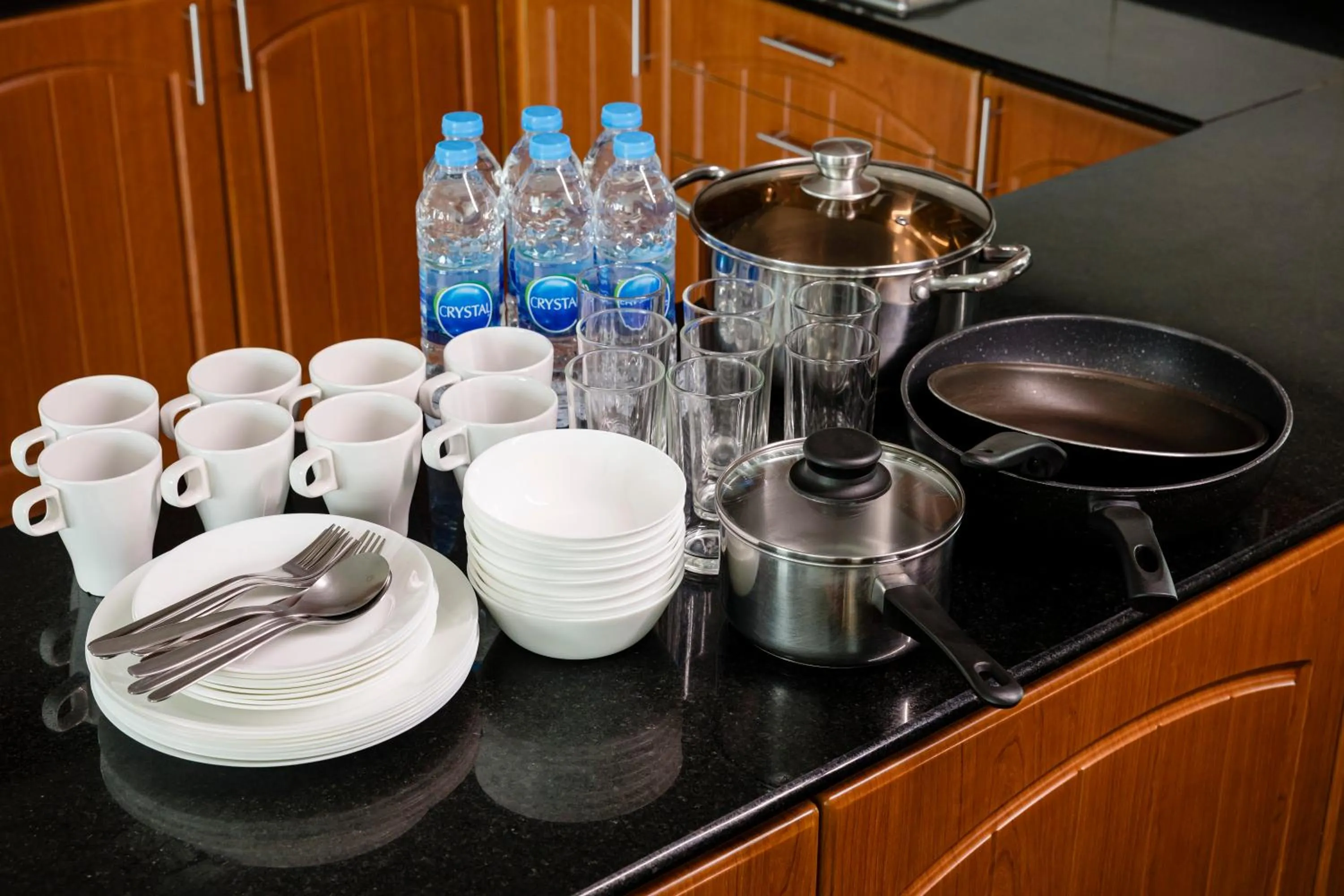 kitchen in Teja Hotel