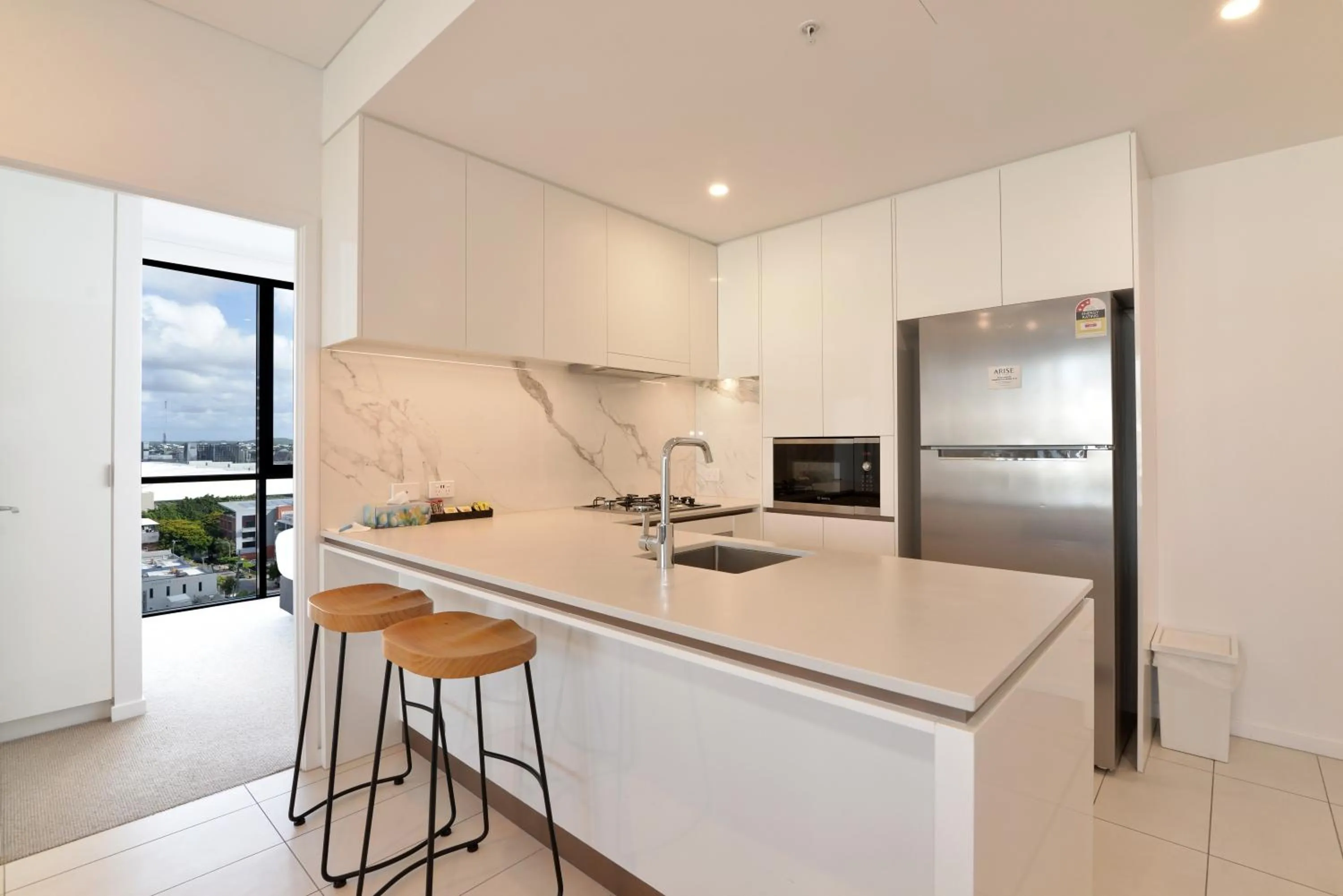 Kitchen or kitchenette in Hope Street Apartments by CLLIX