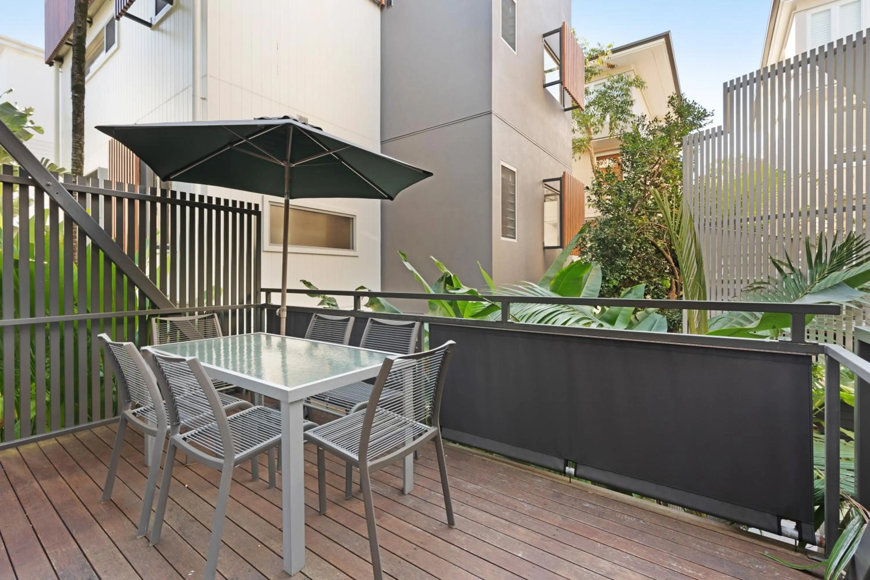 Patio in The Hastings Beach Houses
