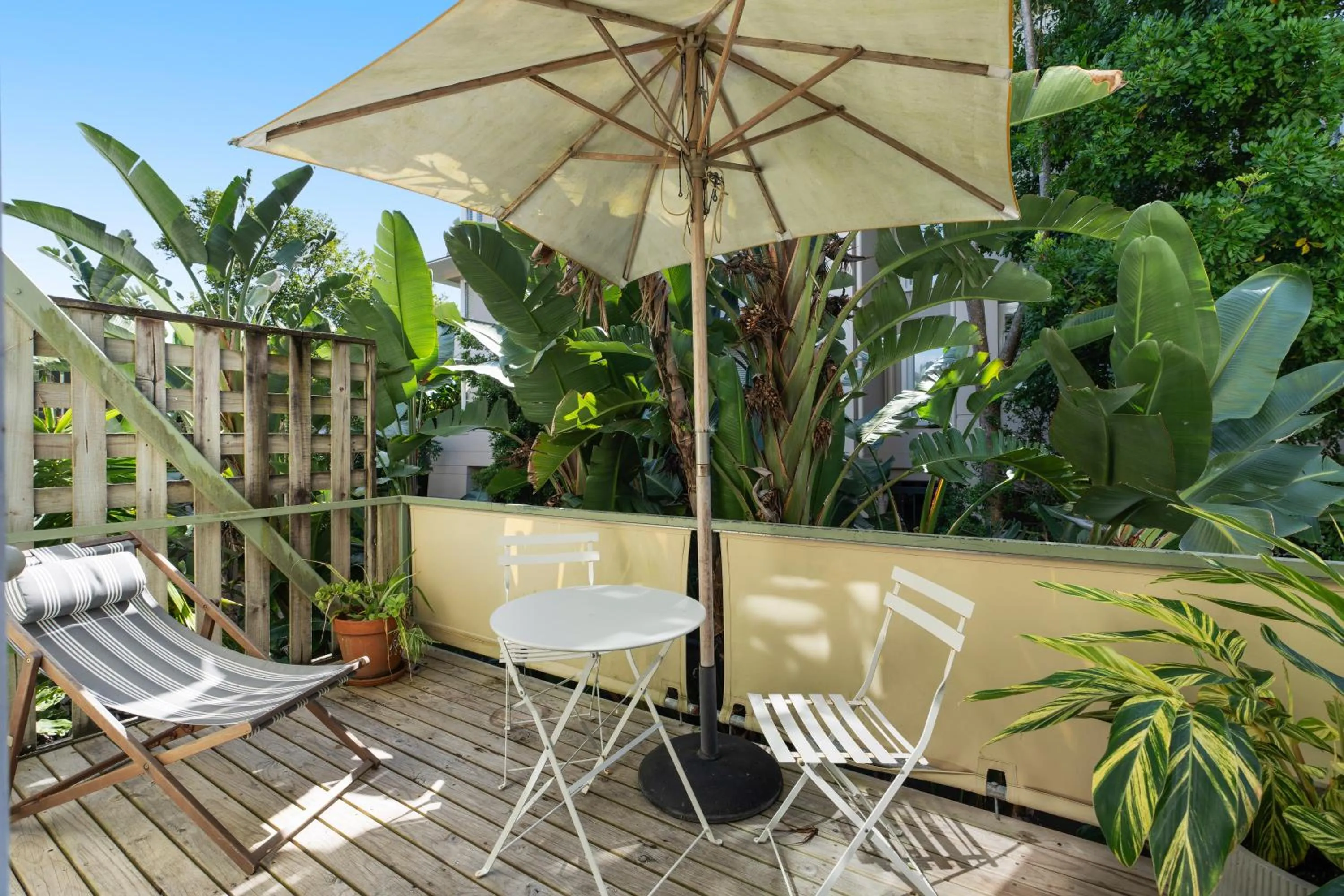 Patio in The Hastings Beach Houses
