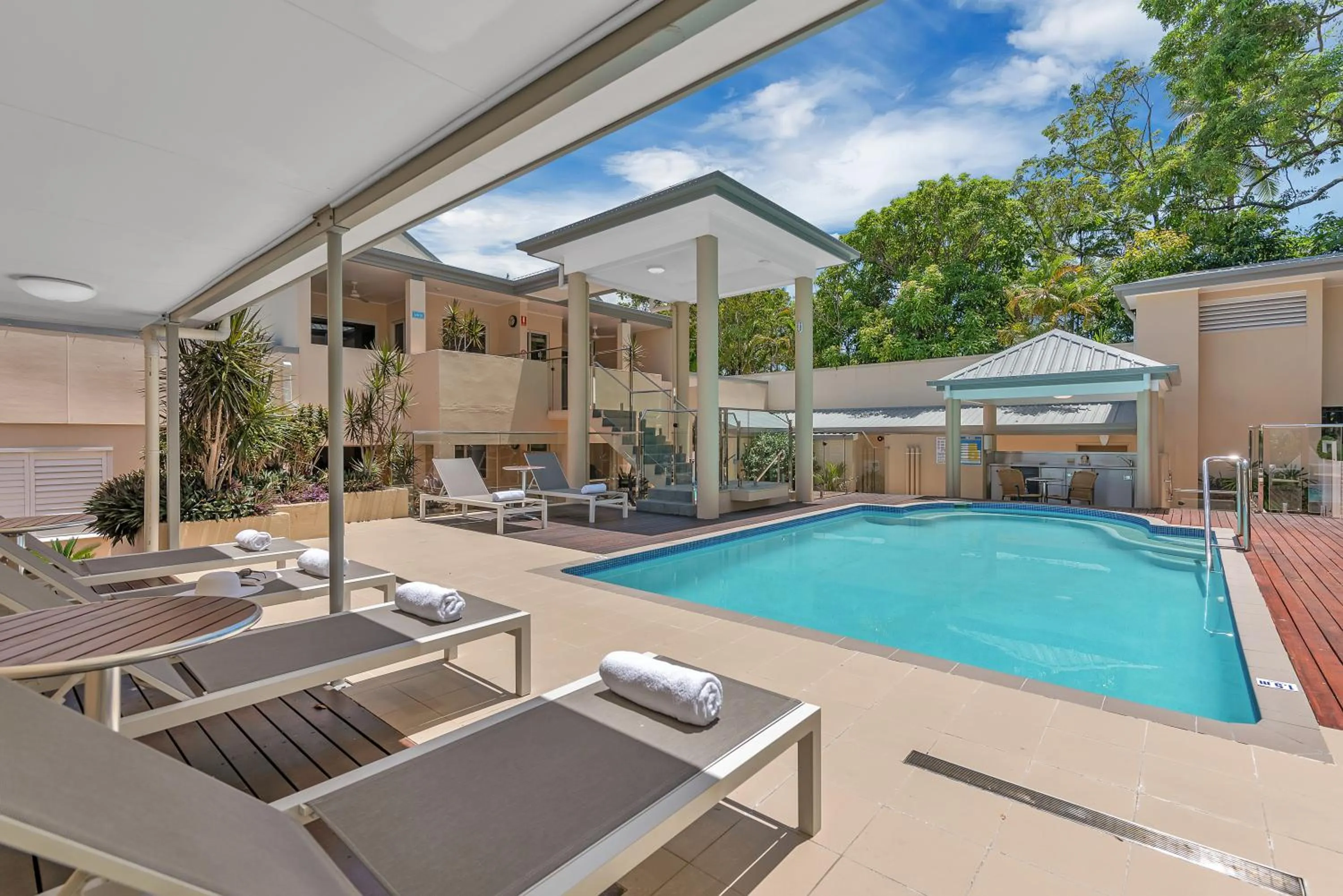 Swimming pool in The Newport on Macrossan - Adults Only