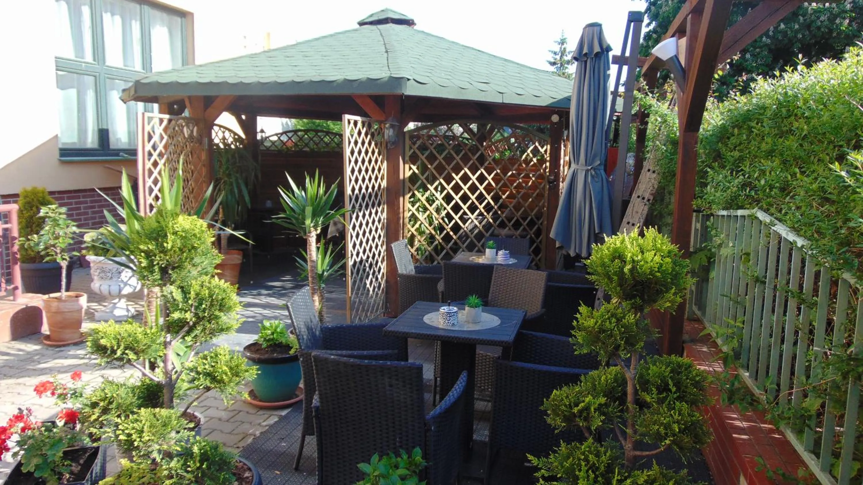 Garden in Hotel Zbyszko