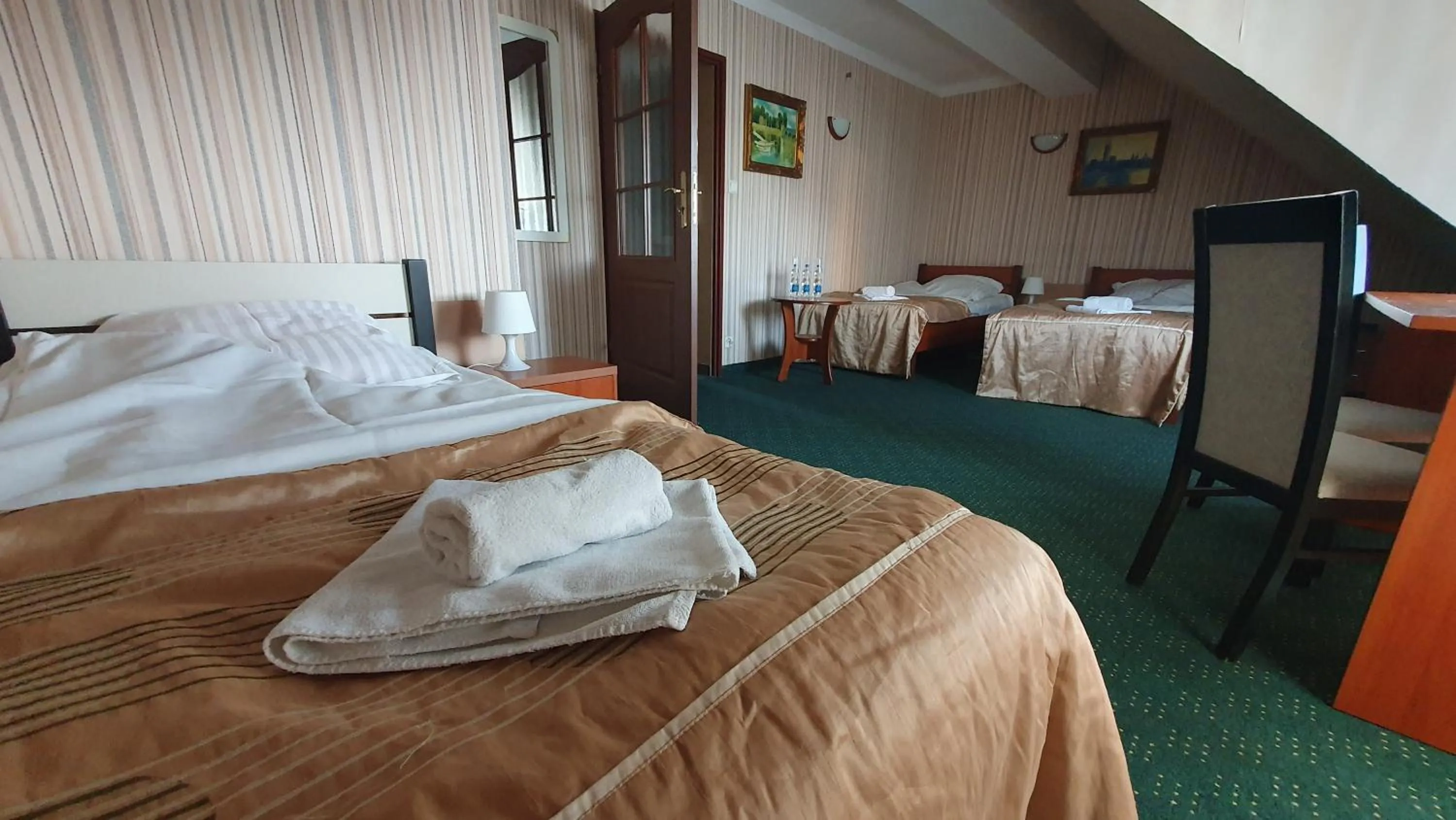 Bed in Hotel Zbyszko