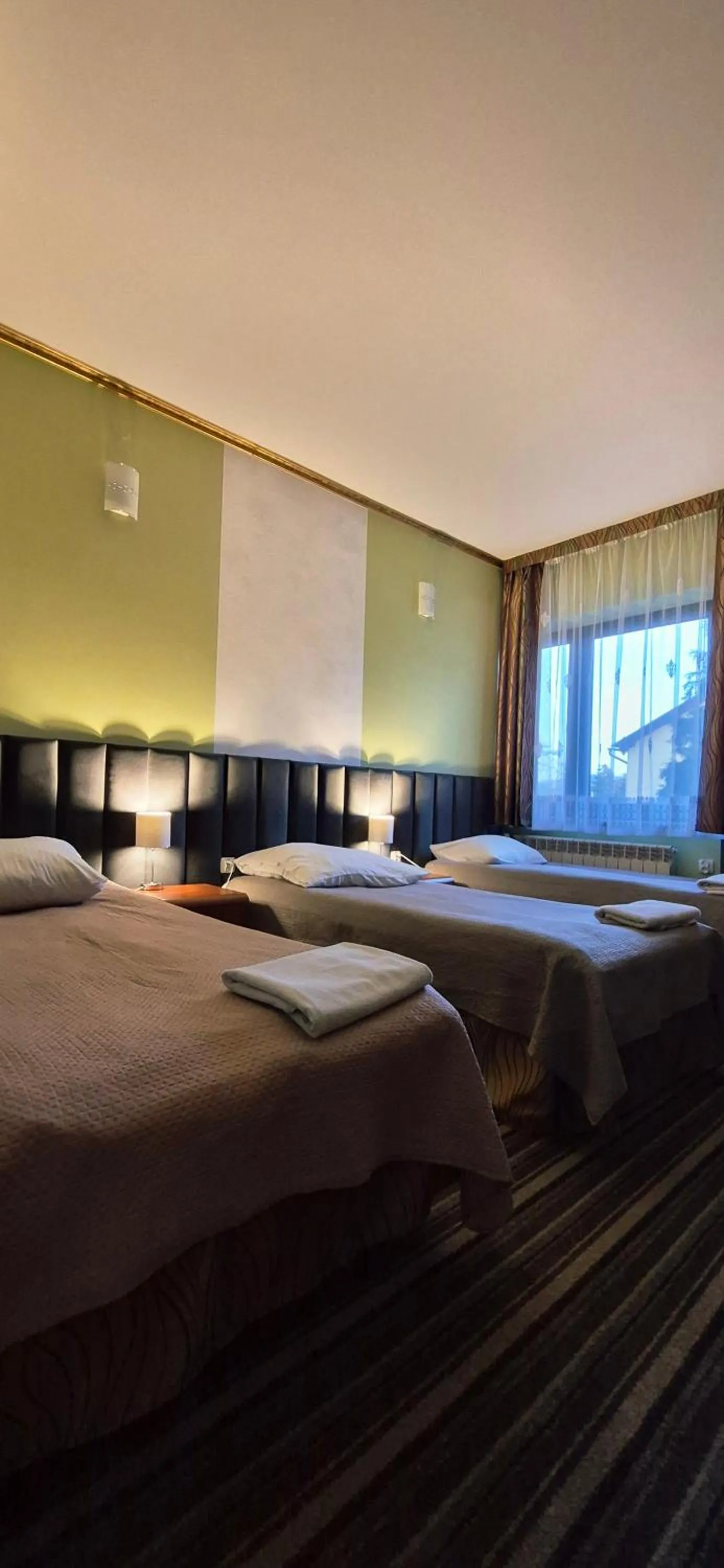 Bed in Hotel Rypsówka