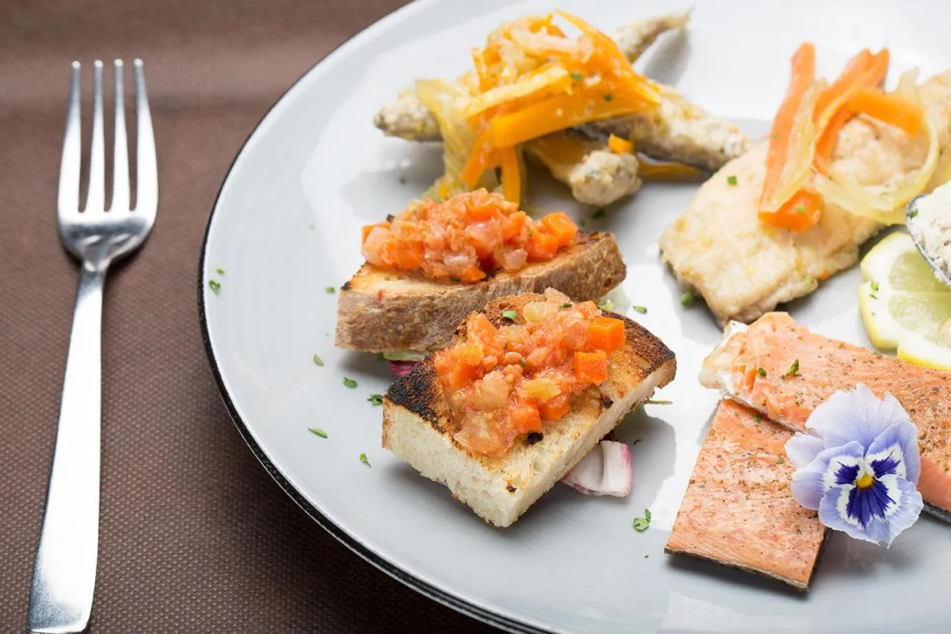 Lunch in Hotel Orso Bruno