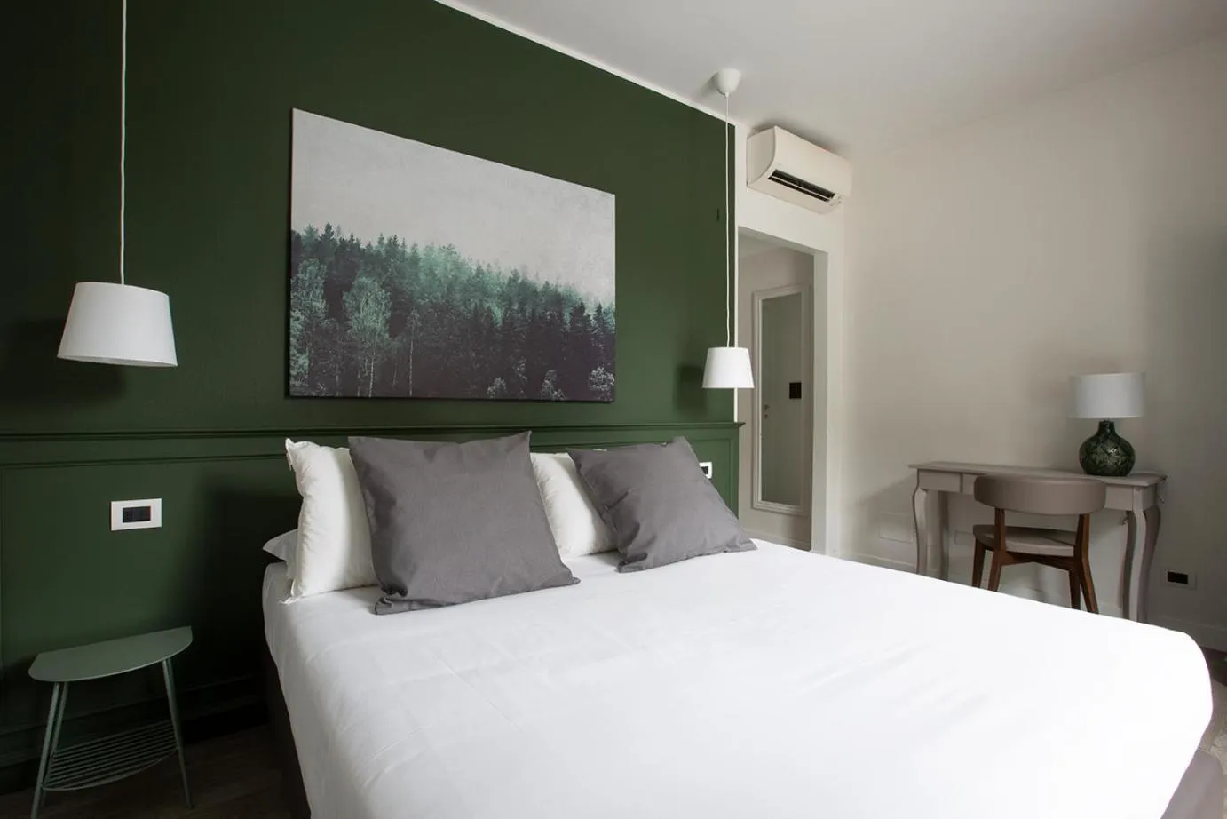 Bed in Hotel Orso Bruno