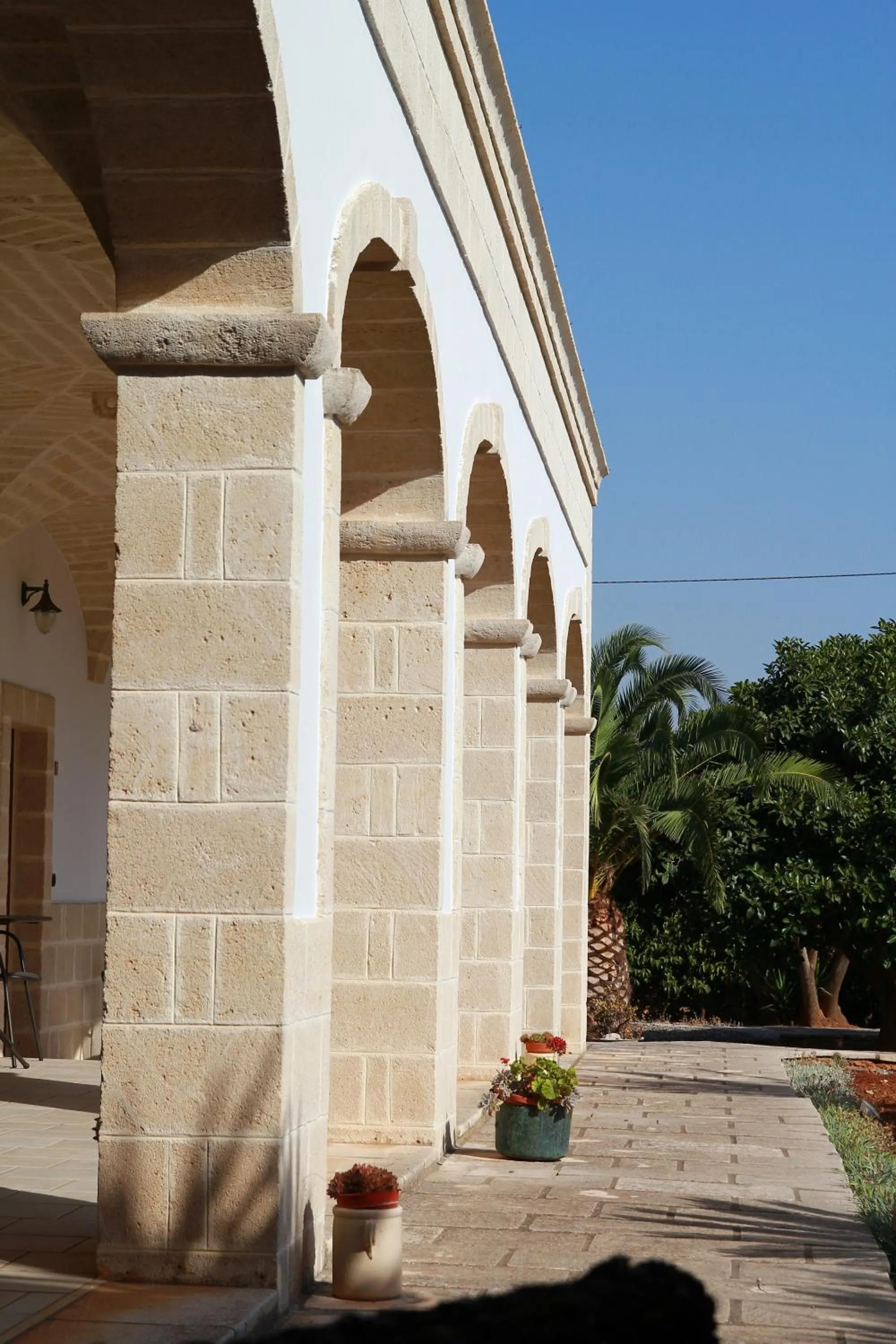 Garden view in Masseria San Martino
