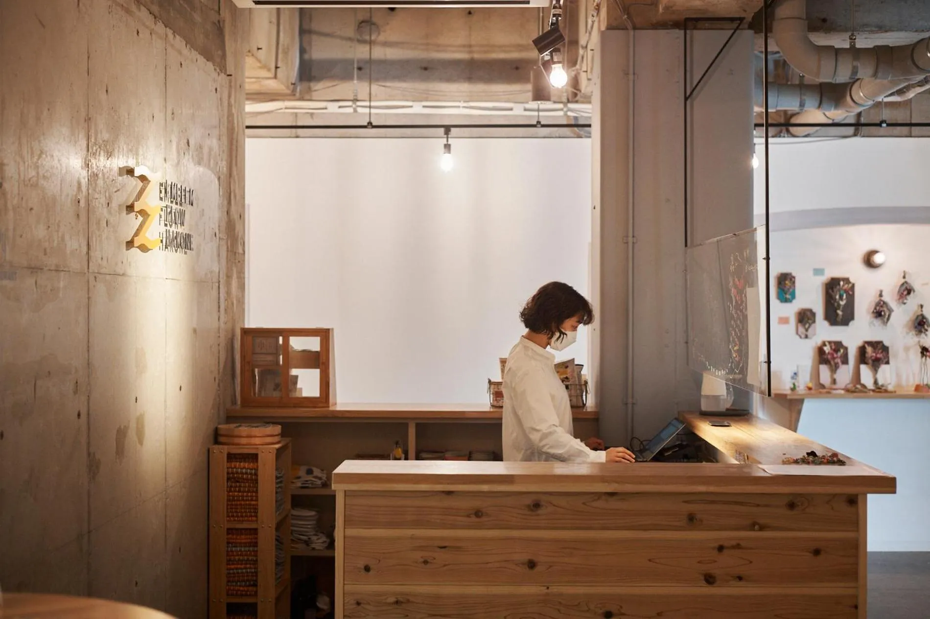 Lobby or reception in Emblem Flow Hakone