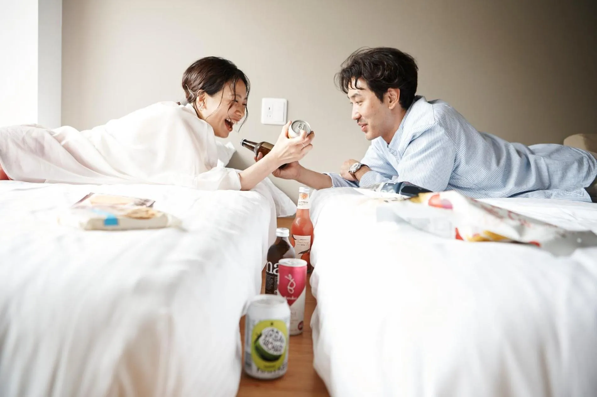 Drinks, Bed in Emblem Flow Hakone