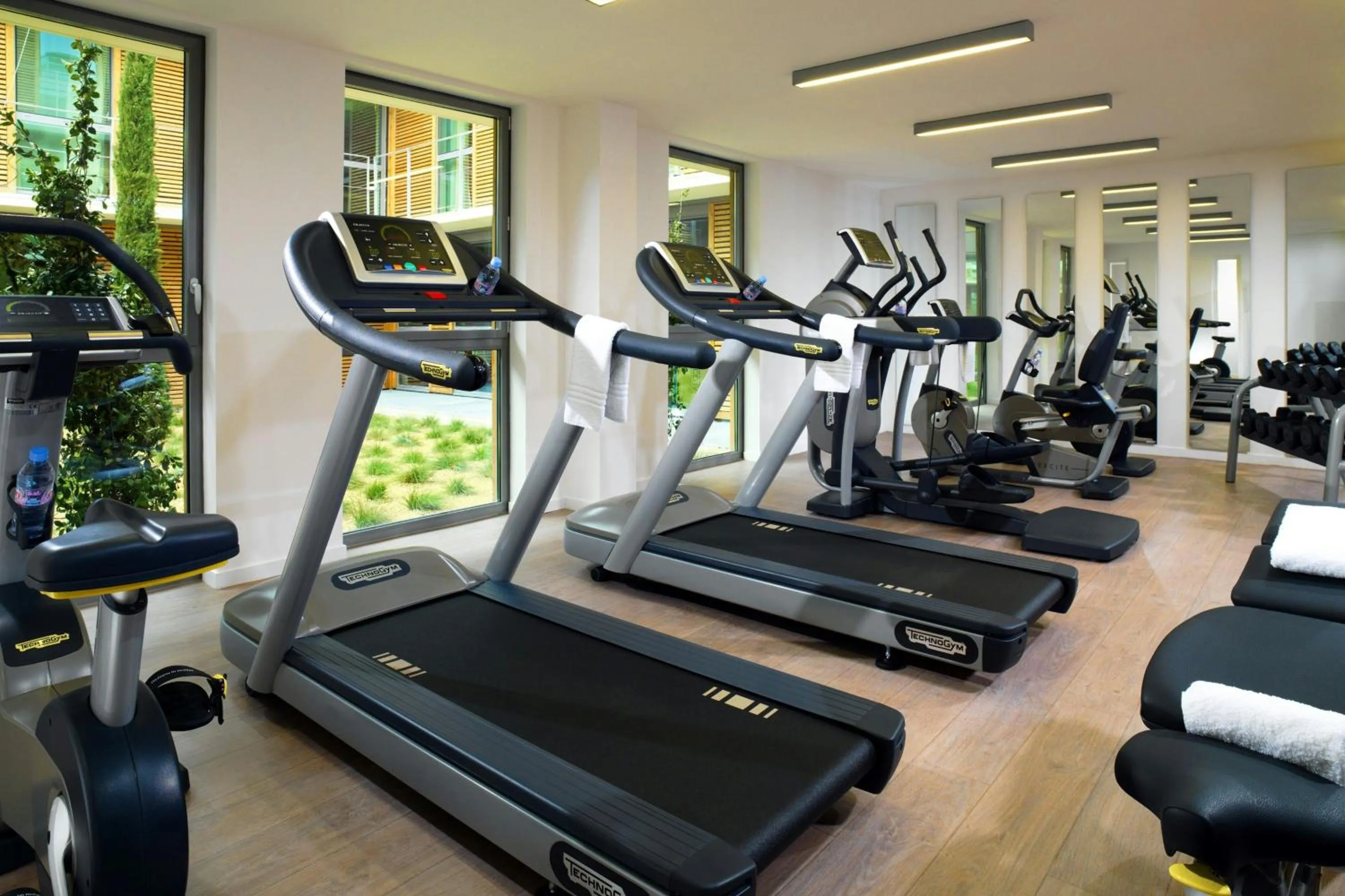 Fitness centre/facilities in Courtyard by Marriott Montpellier