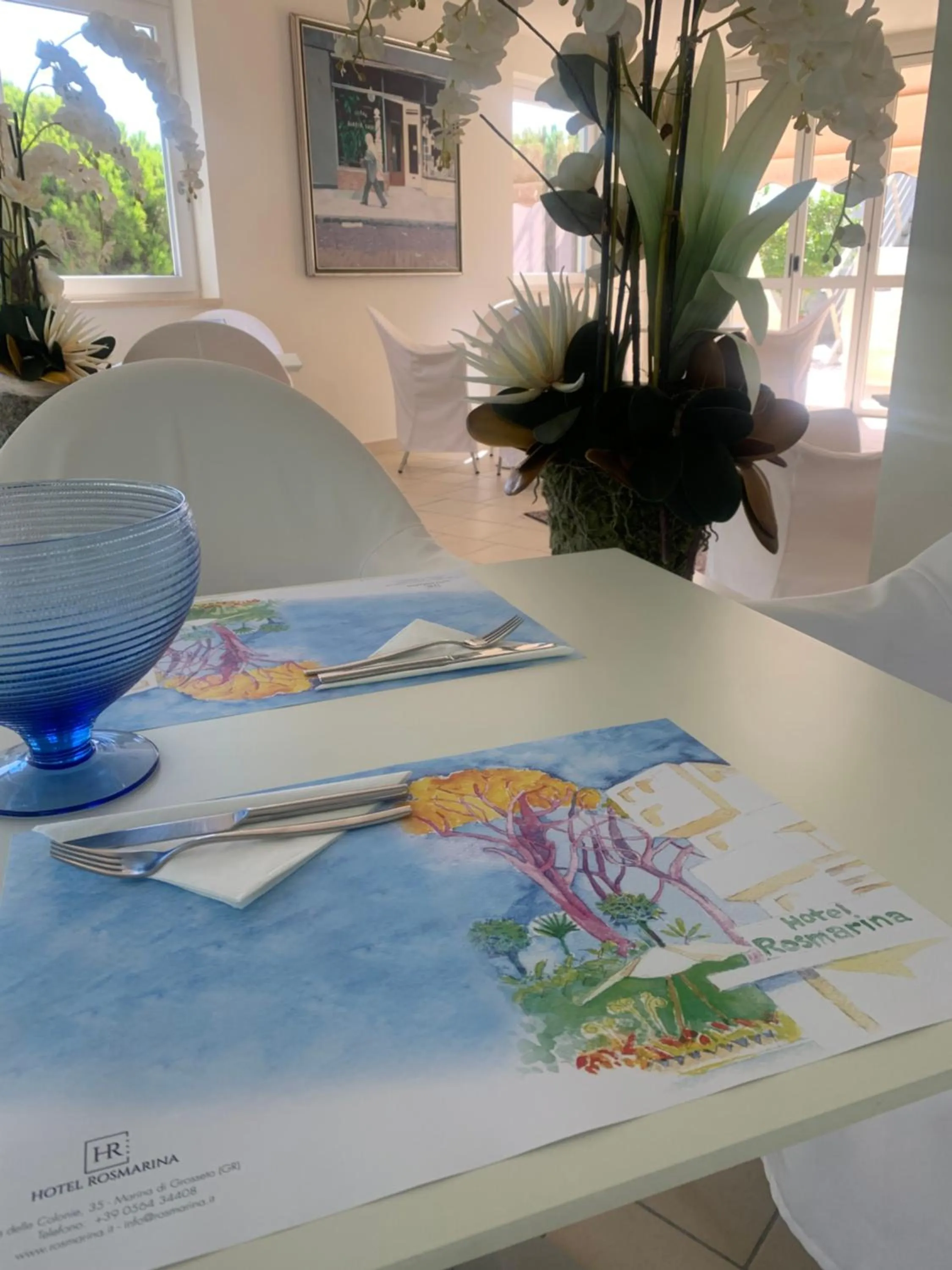 Decorative detail in Hotel Rosmarina