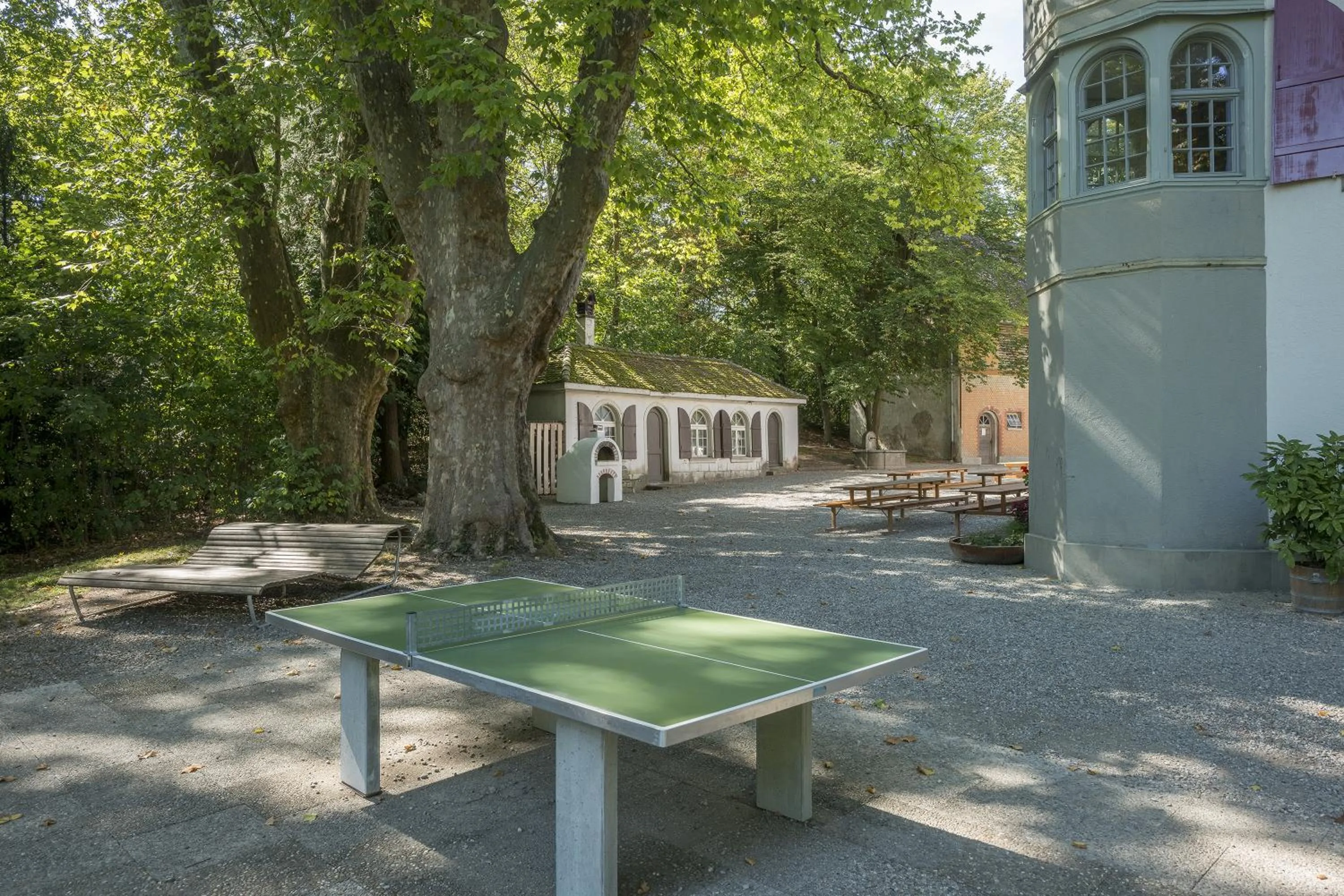 Garden in Schaffhausen Youth Hostel