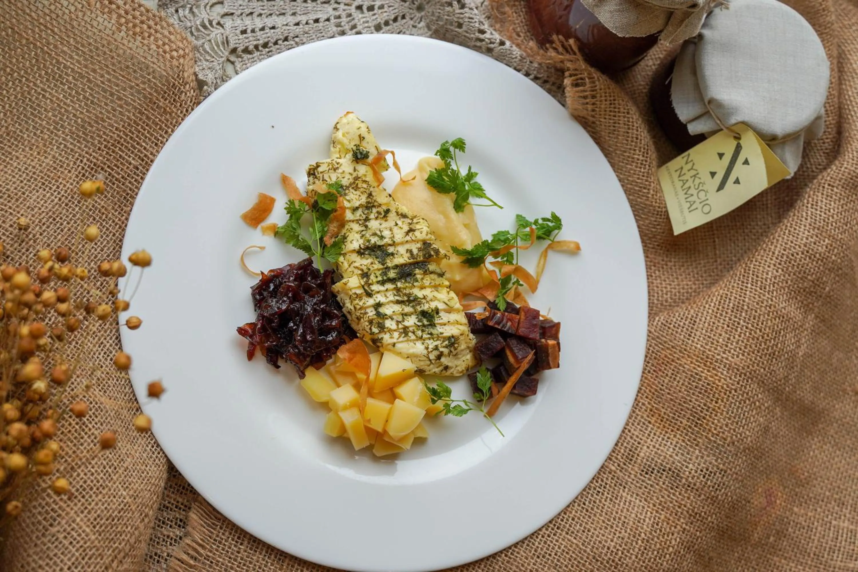 Food in Nykščio Namai & SPA