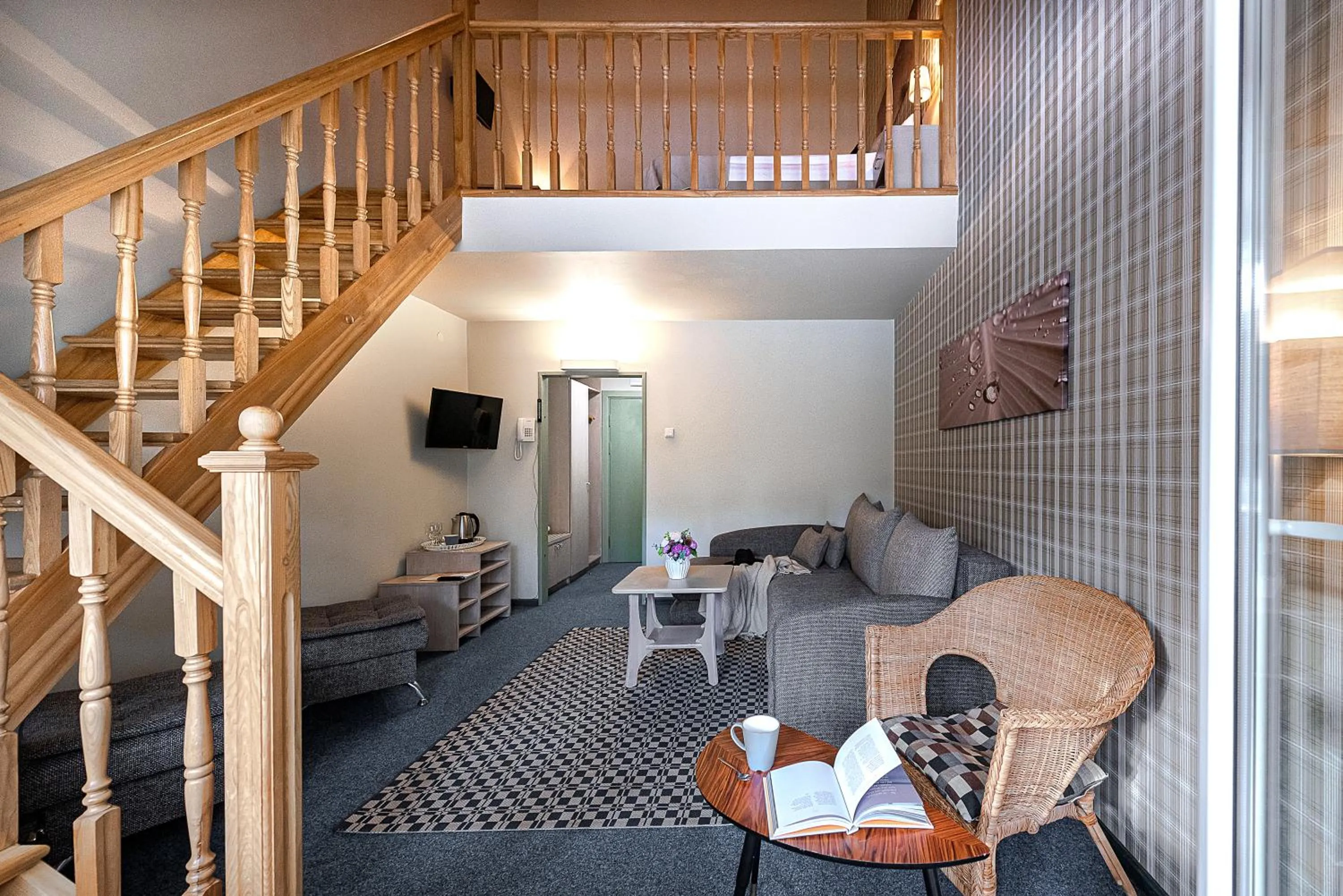 TV and multimedia in Nykščio Namai & SPA