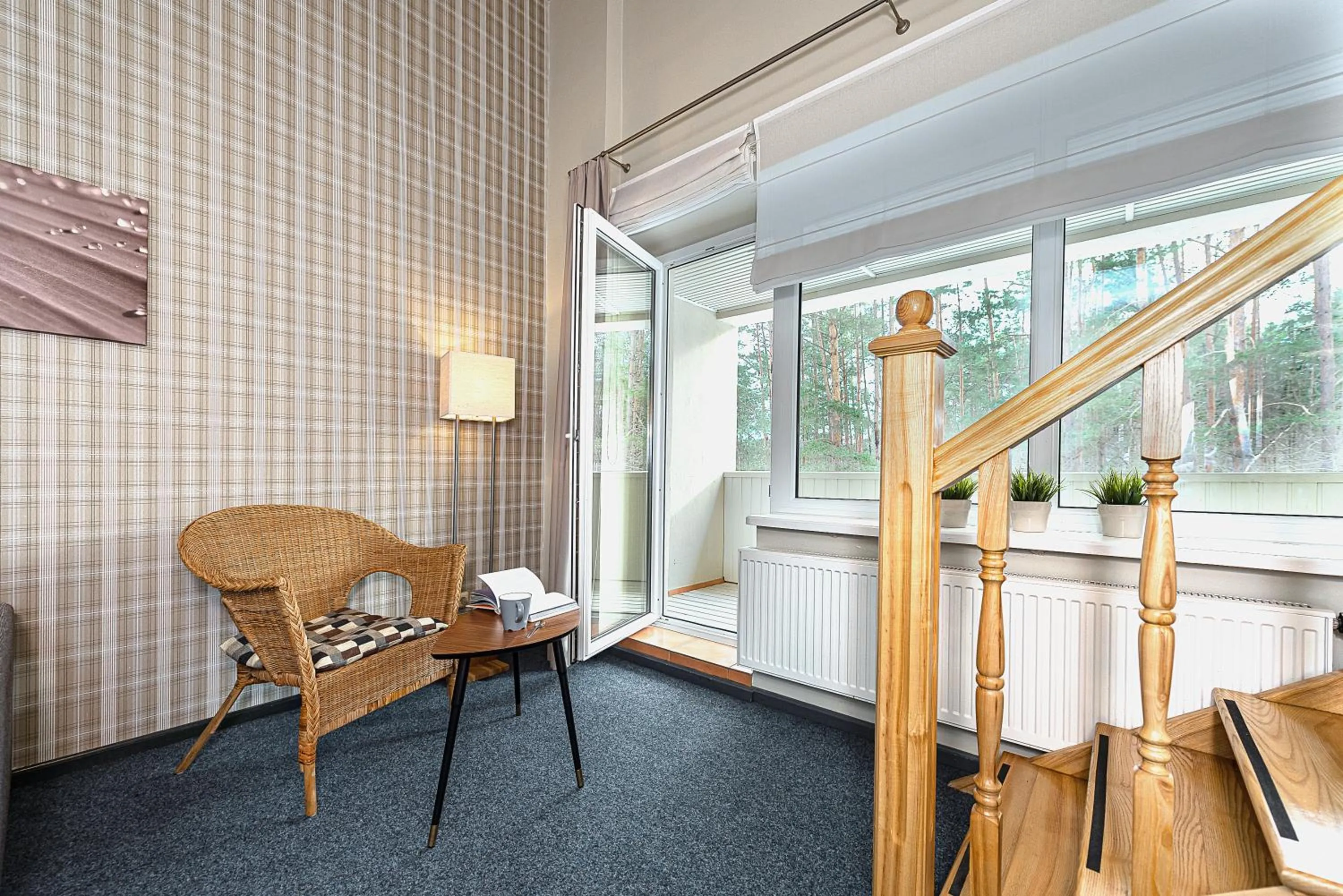 Living room in Nykščio Namai & SPA