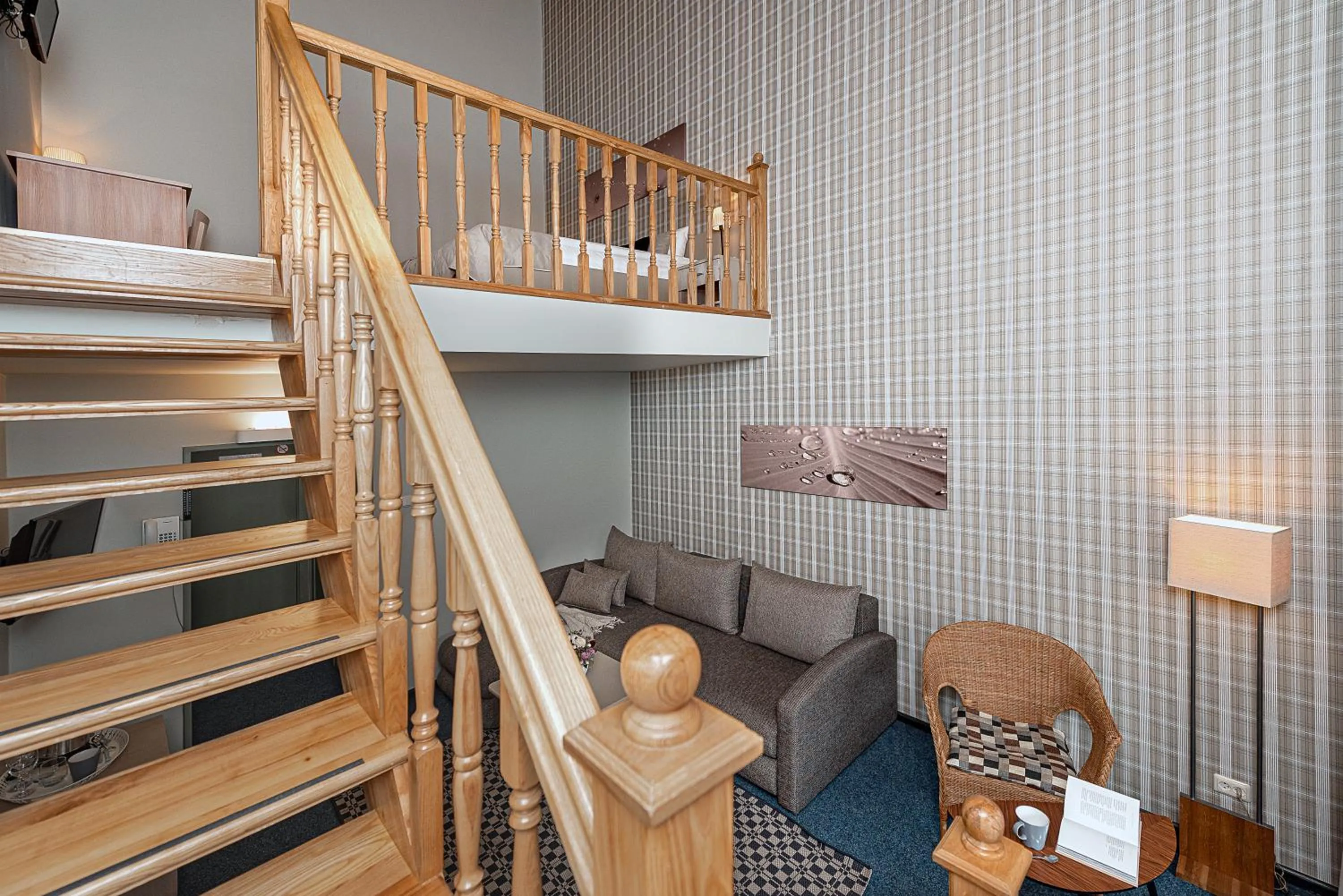 Living room in Nykščio Namai & SPA