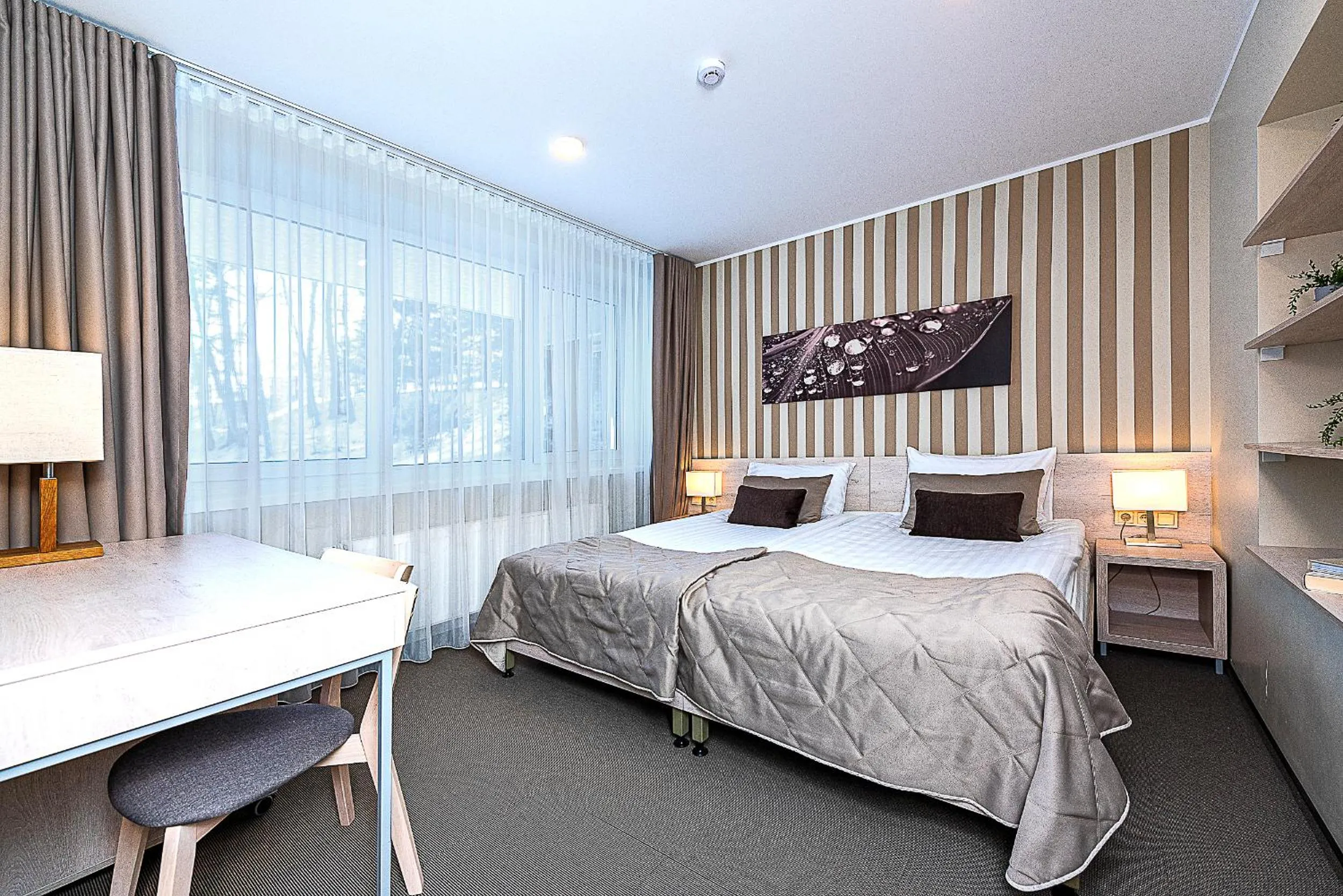 Bedroom, Bed in Nykščio Namai & SPA