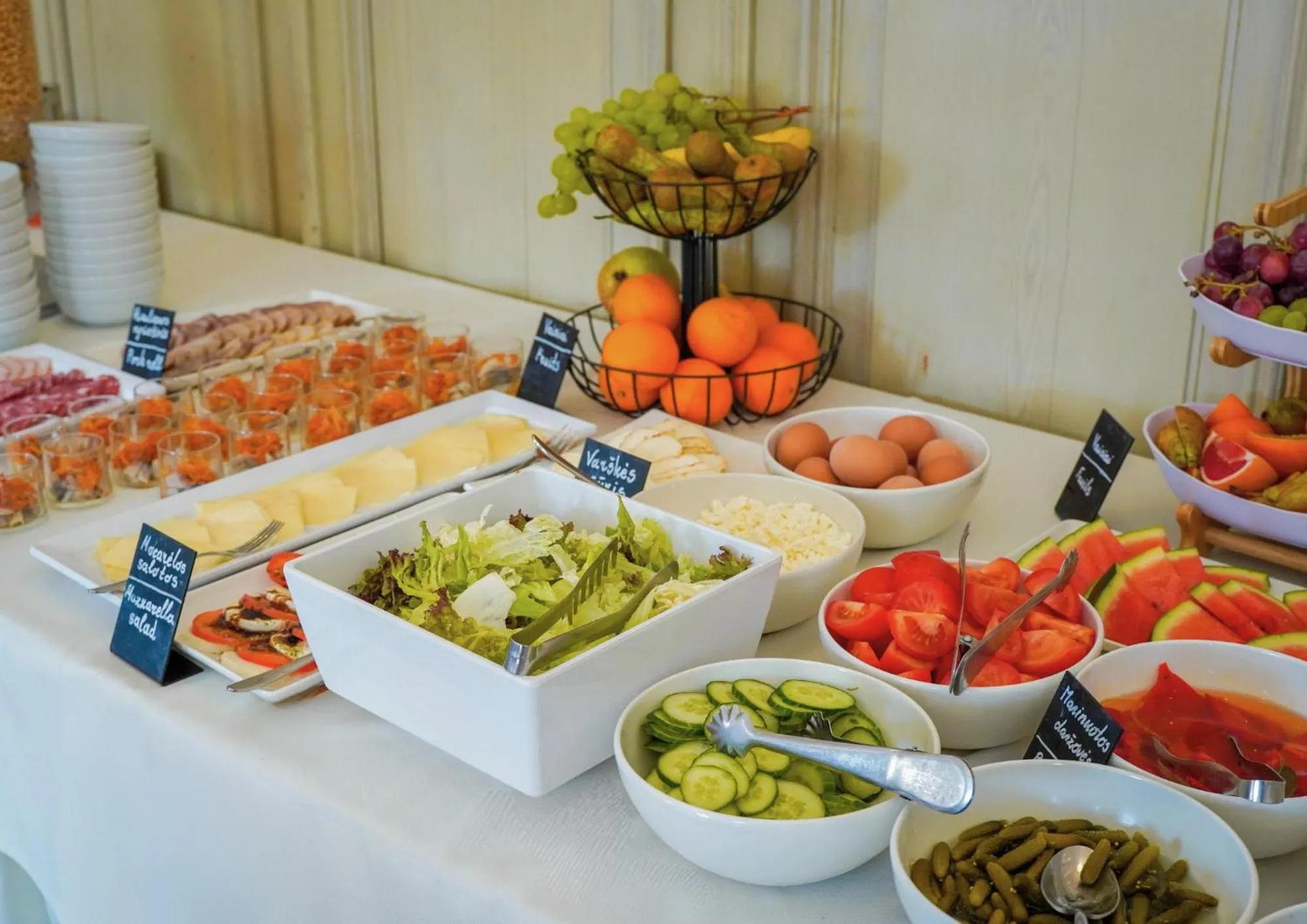 Buffet breakfast in Nykščio Namai & SPA