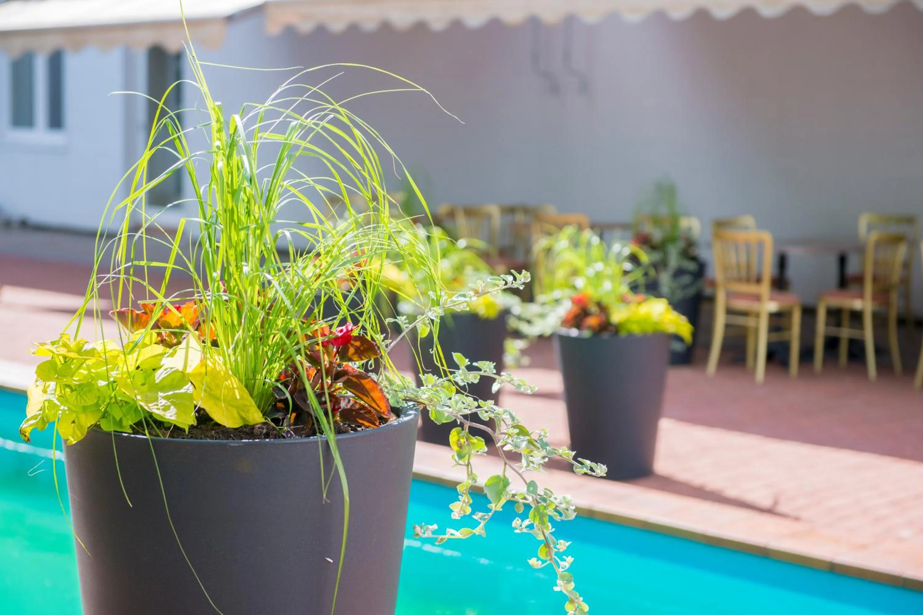 Patio in Nykščio Namai & SPA